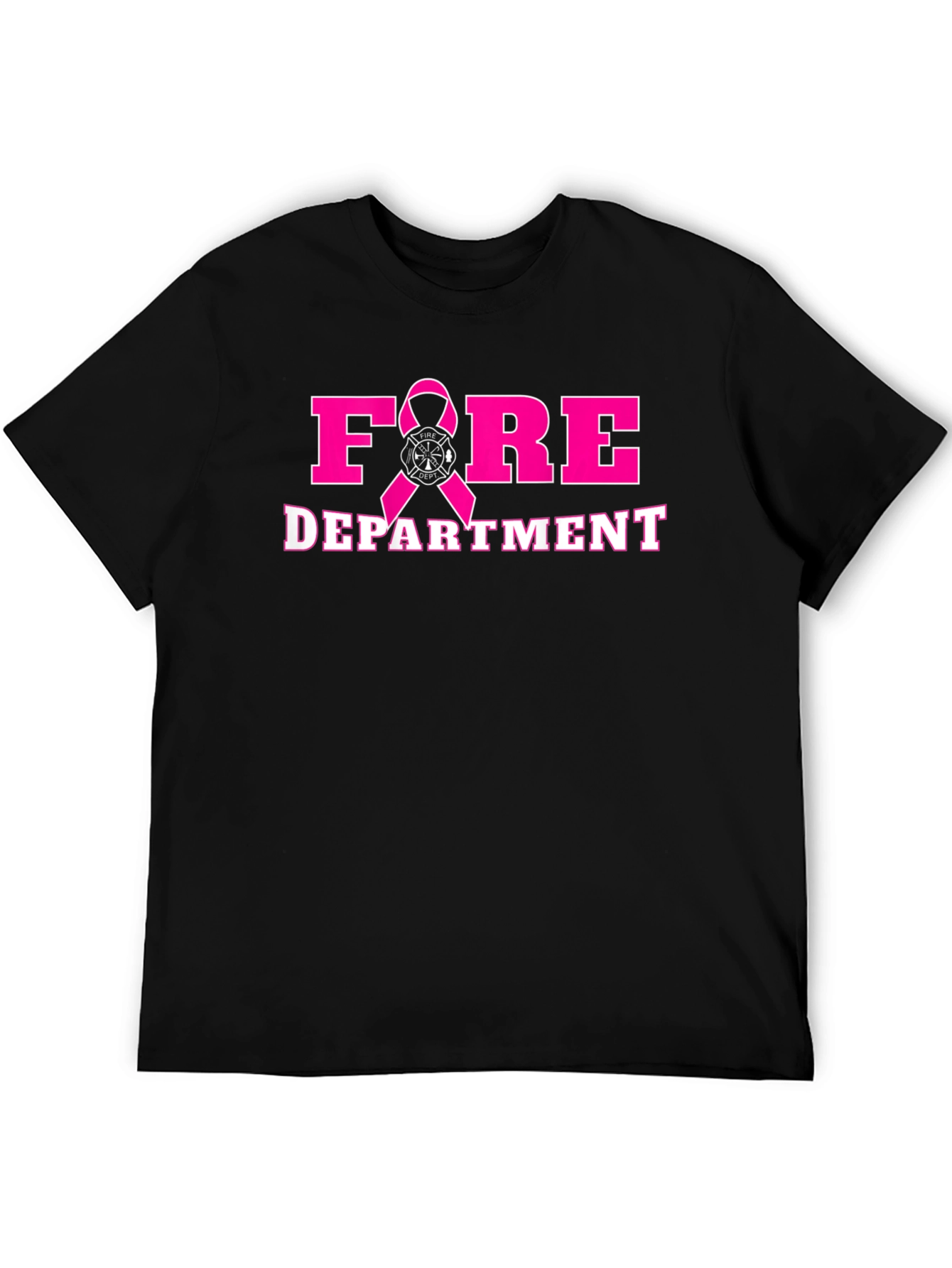Fire Department Breast Cancer Awareness T-Shirt