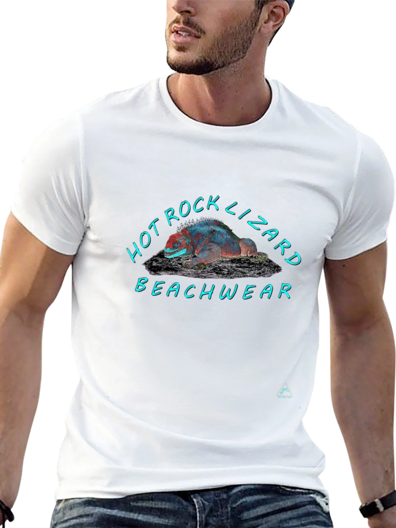 Hot Rock Lizard Beachwear T-Shirt