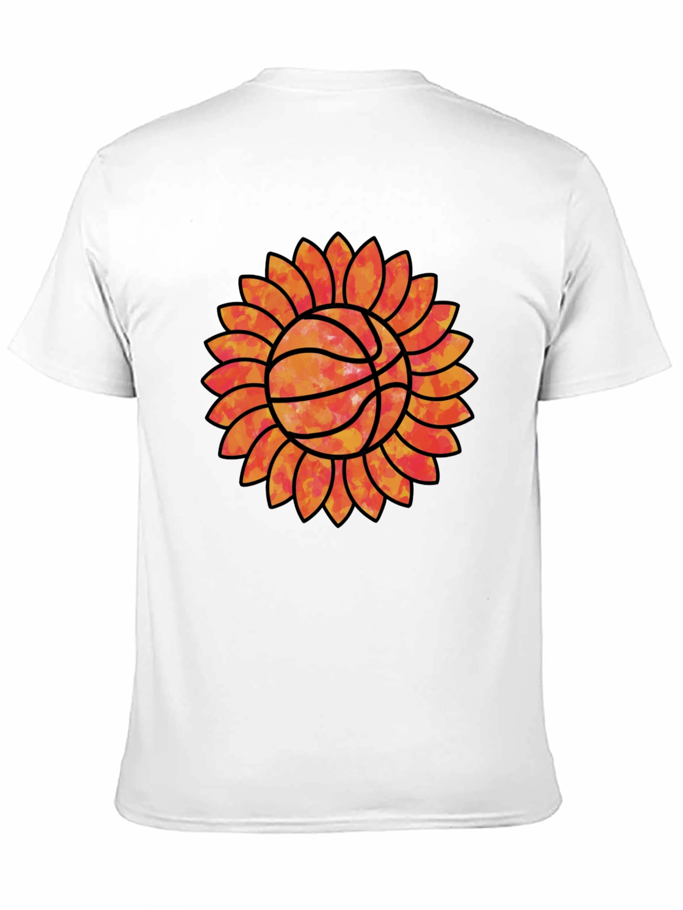 Sunflower Basketball Graphic Tee - Unique Sports Shirt