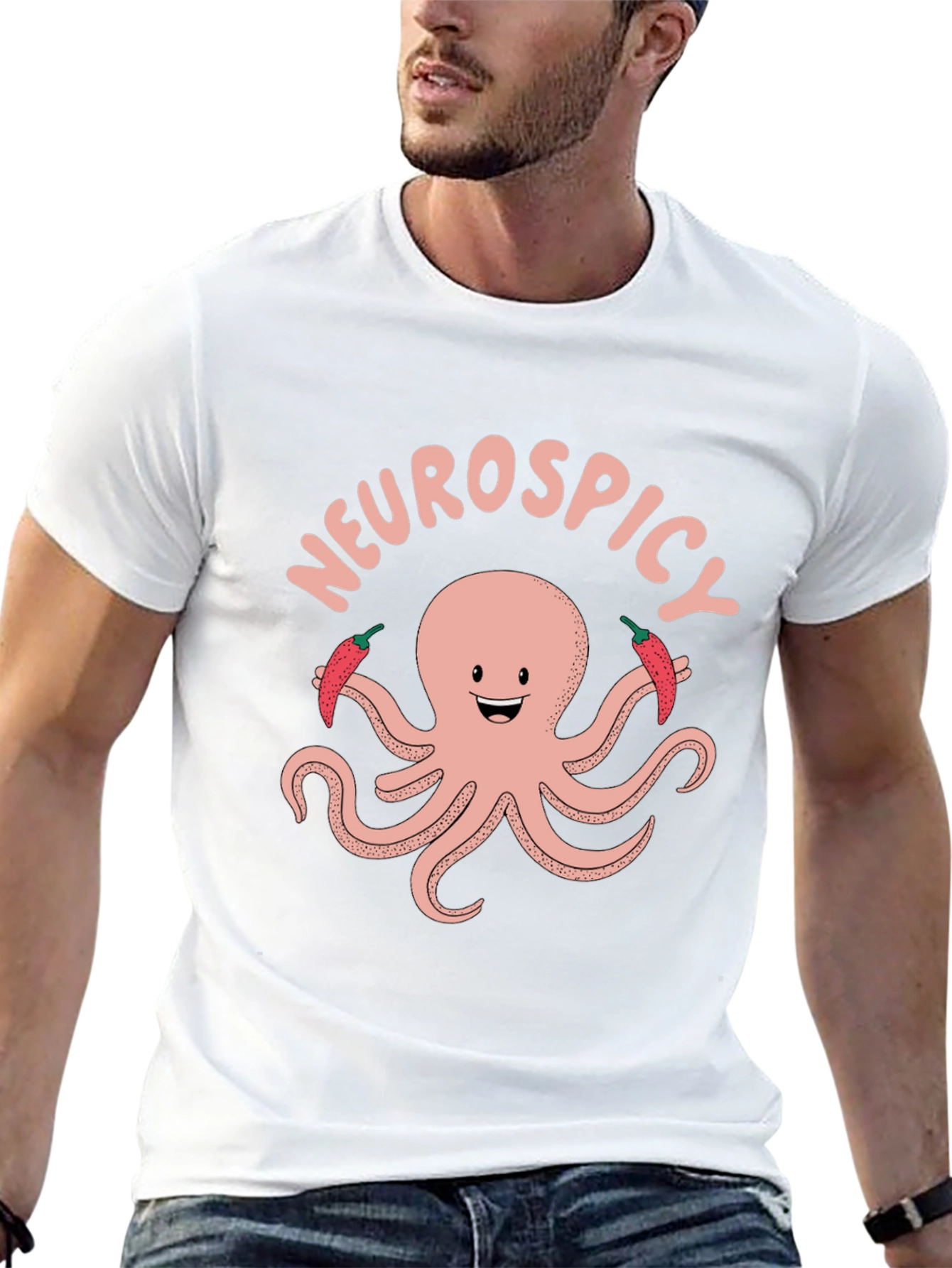 Neurospicy Octopus Graphic T-Shirt