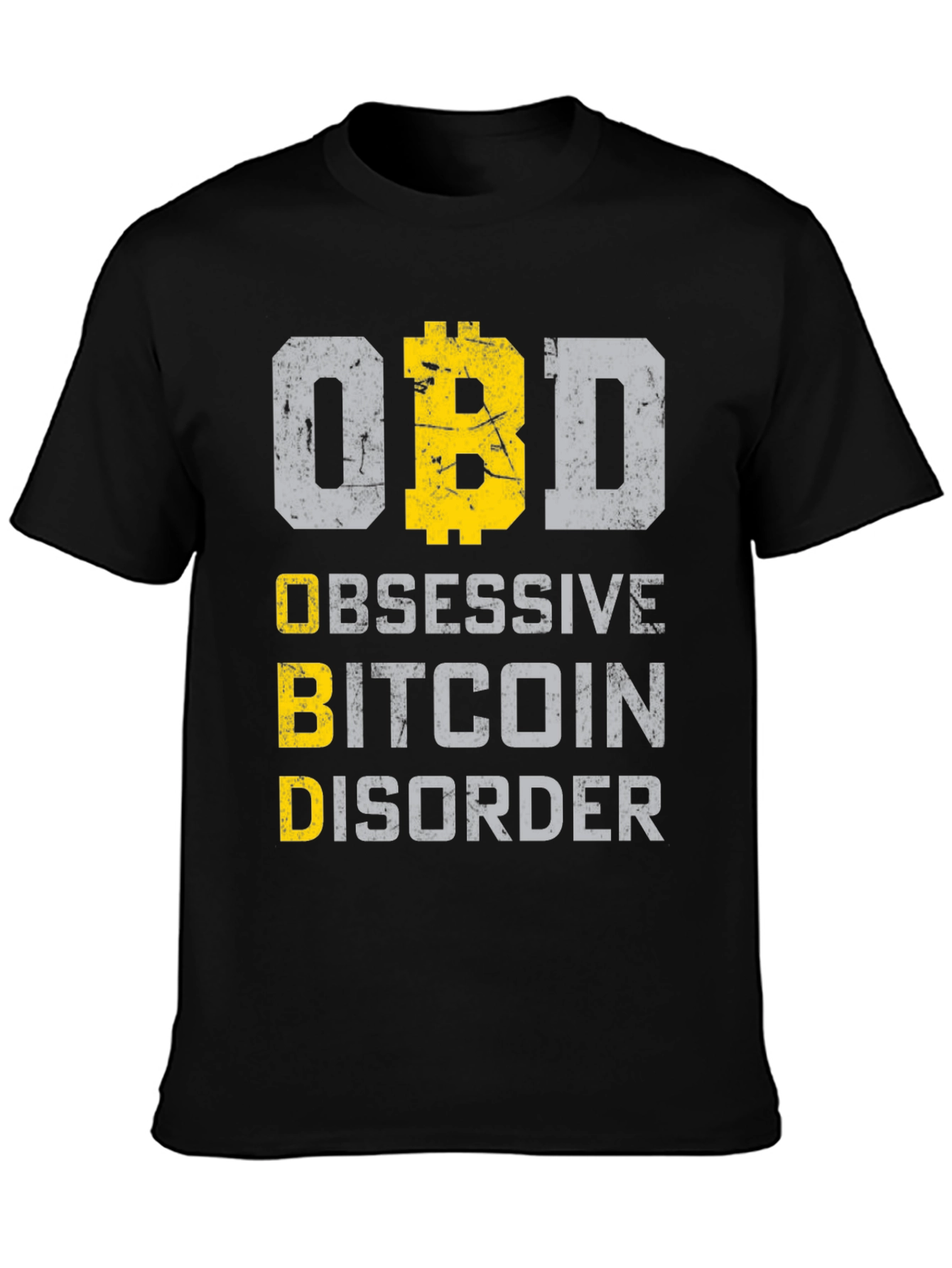 Obsessive Bitcoin Disorder Graphic T-Shirt