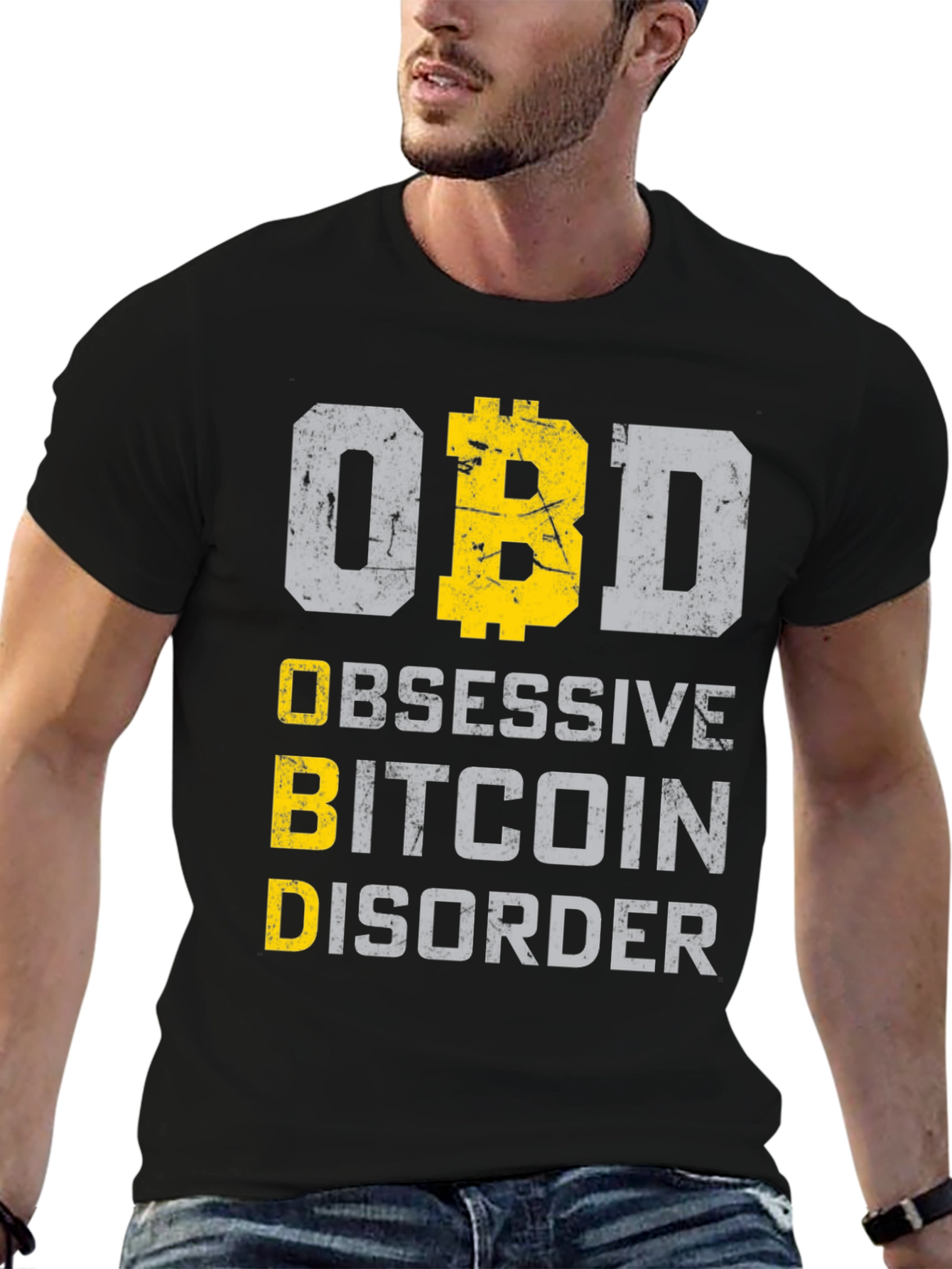 Obsessive Bitcoin Disorder Graphic T-Shirt
