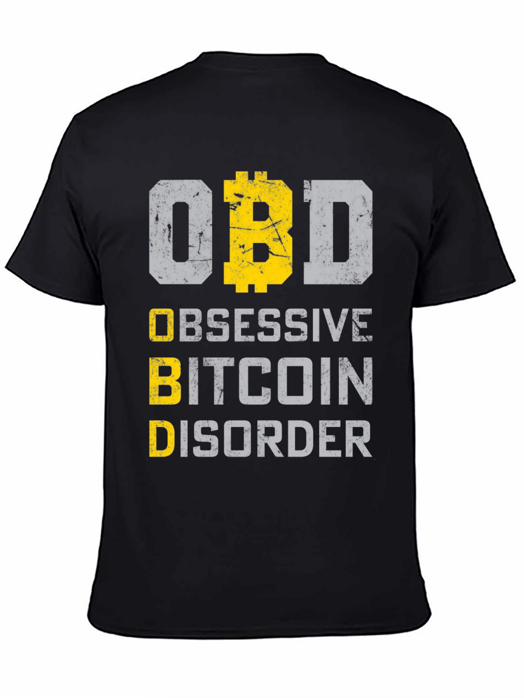 Obsessive Bitcoin Disorder Graphic T-Shirt