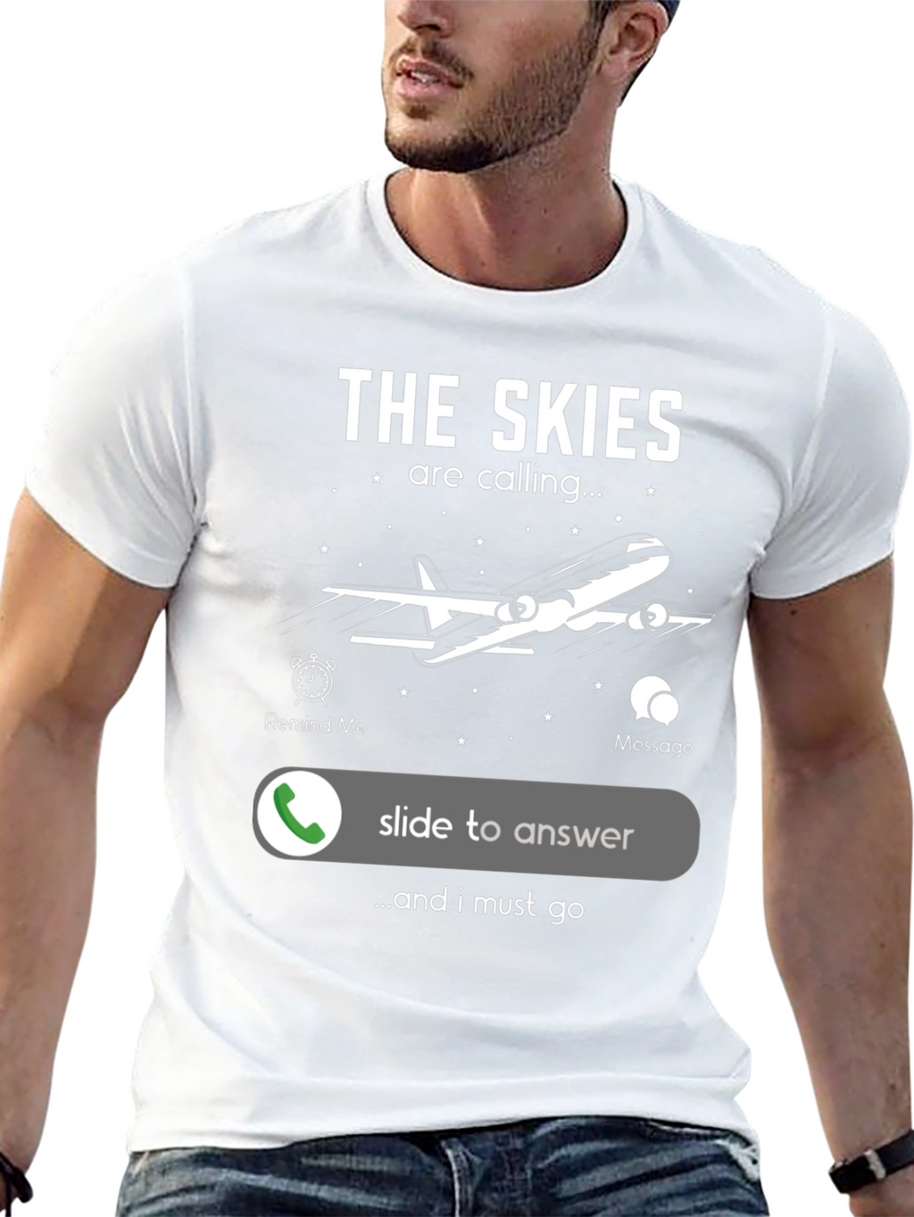 The Skies are Calling Airplane T-Shirt