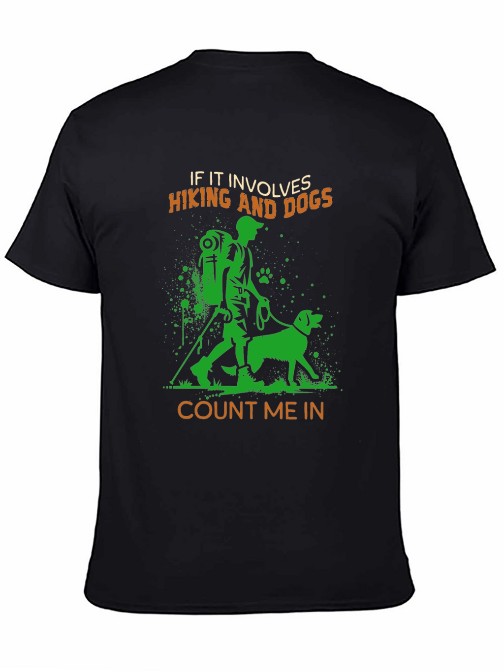 Hiking and Dogs Graphic T-Shirt