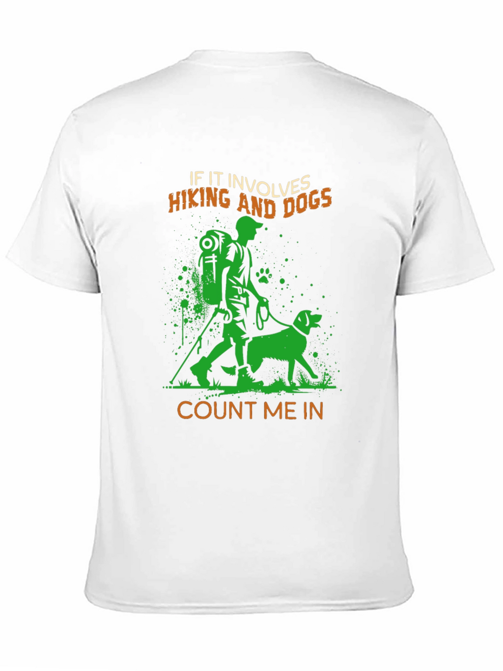 Hiking and Dogs Graphic T-Shirt