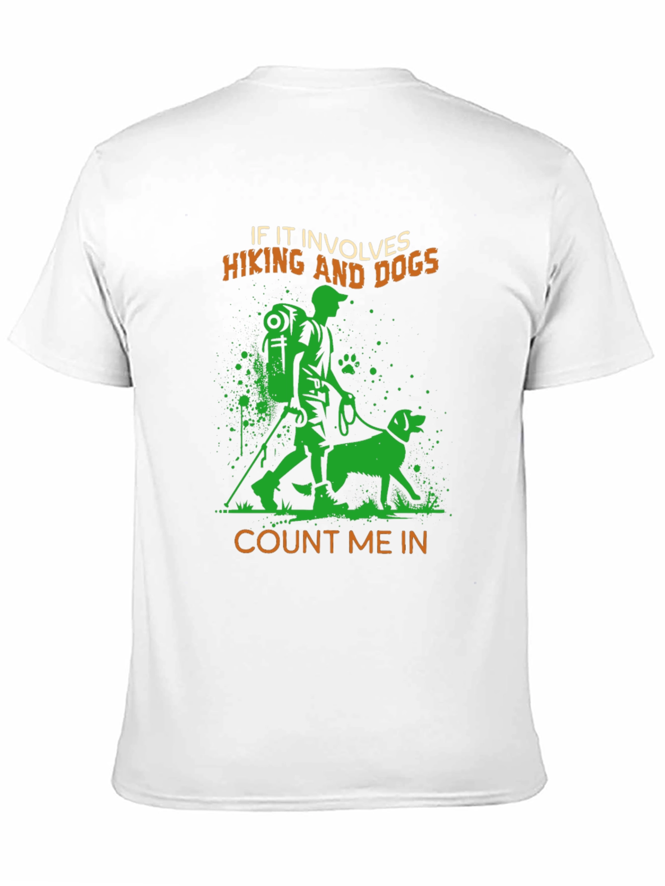 Hiking and Dogs Graphic T-Shirt