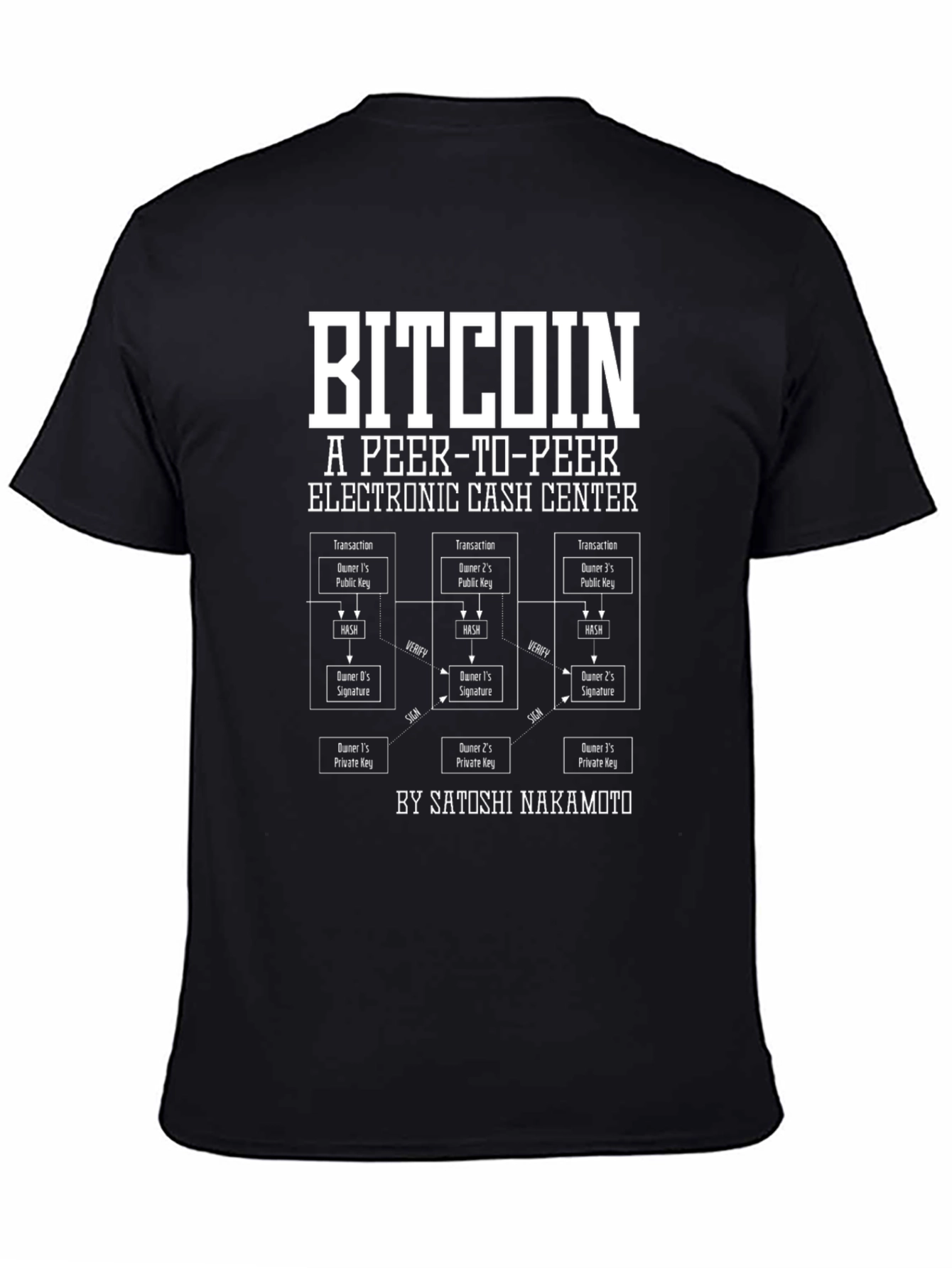 Bitcoin Peer-to-Peer Electronic Cash T-Shirt