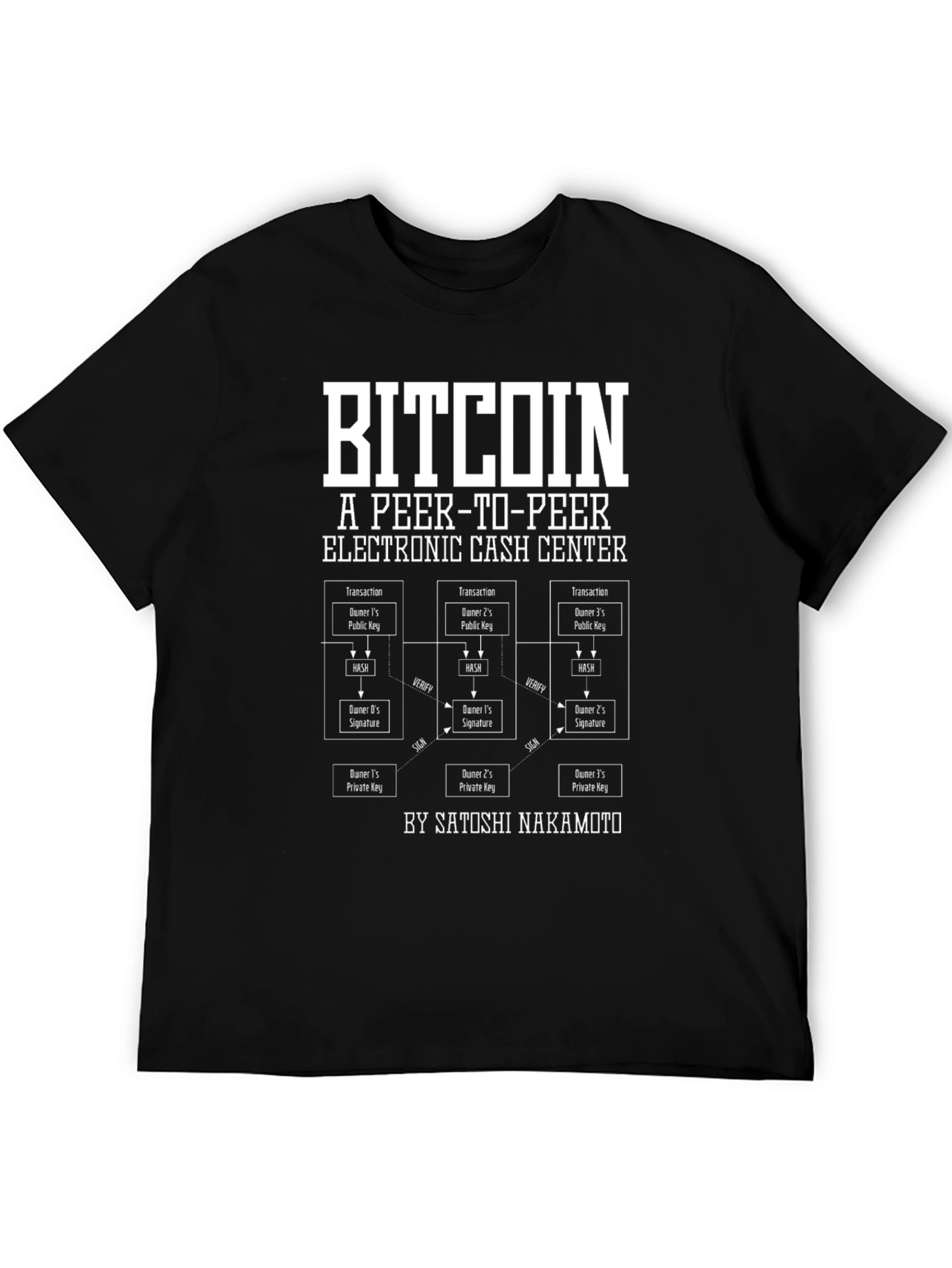 Bitcoin Peer-to-Peer Electronic Cash T-Shirt