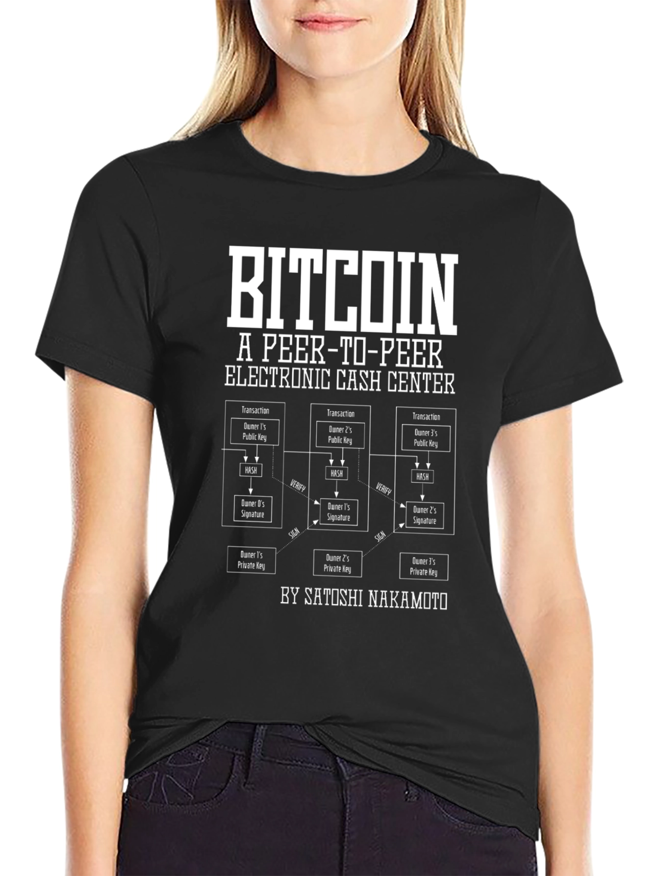 Bitcoin Peer-to-Peer Electronic Cash T-Shirt