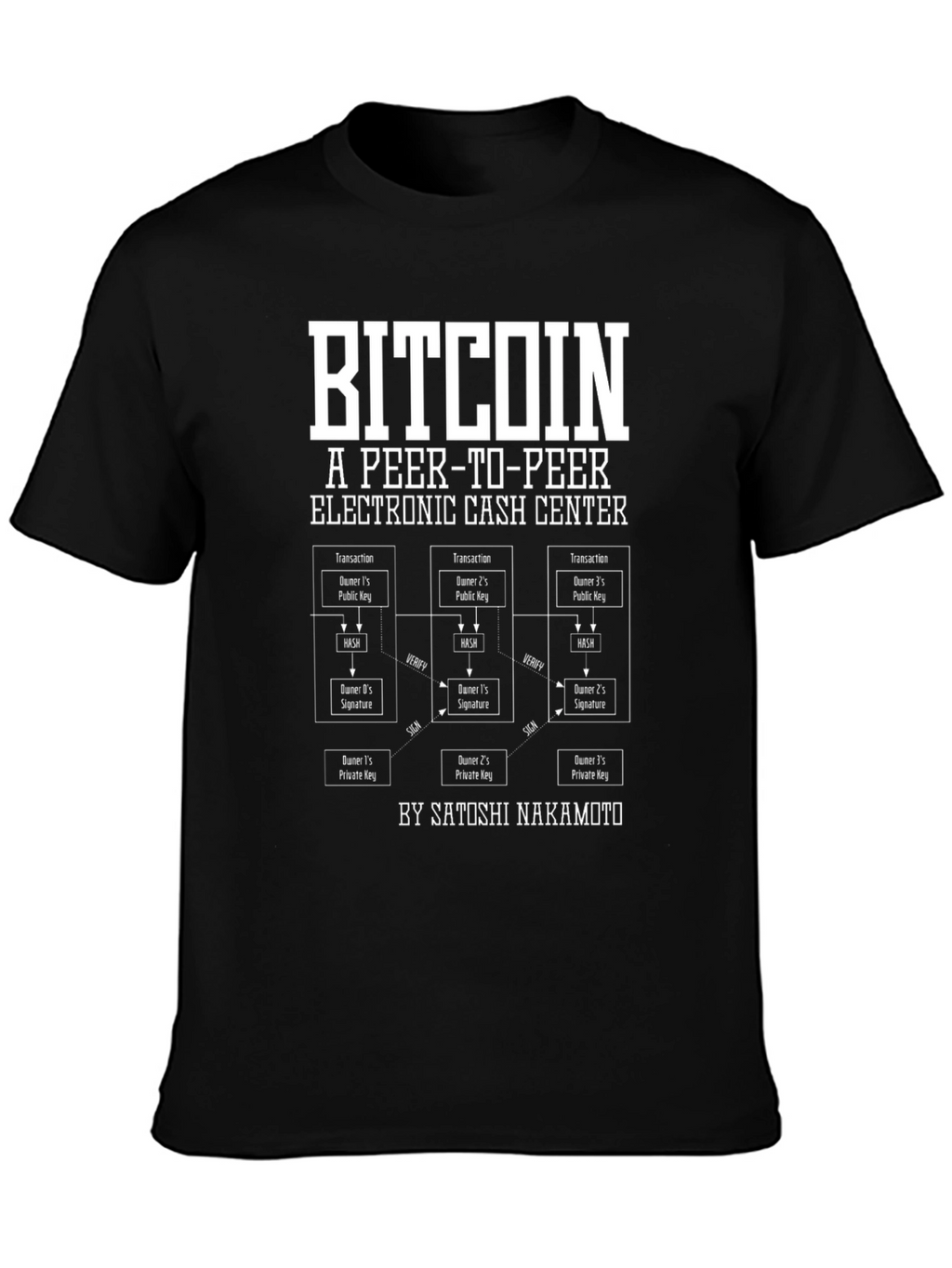 Bitcoin Peer-to-Peer Electronic Cash T-Shirt