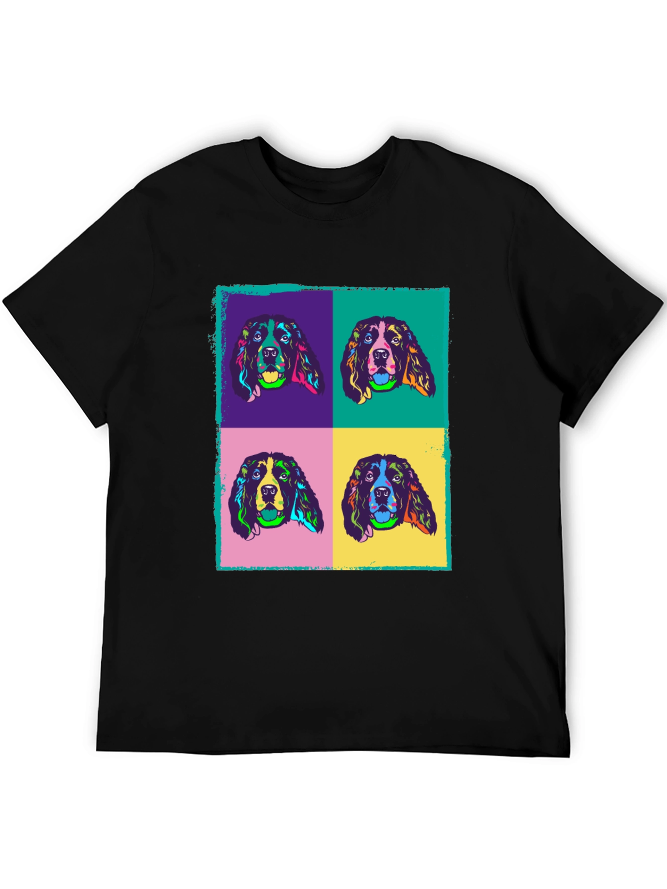 Pop Art Dog T-Shirt - Unique Graphic Tee for Dog Lovers