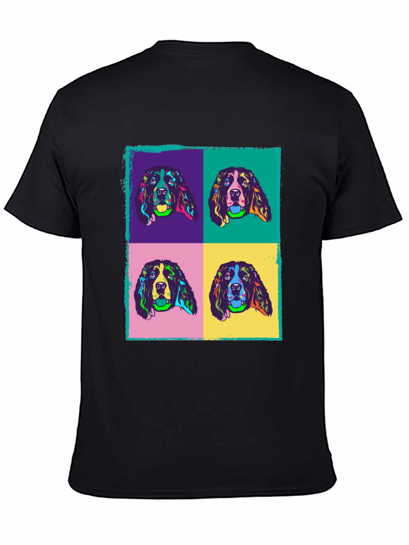 Pop Art Dog T-Shirt - Unique Graphic Tee for Dog Lovers
