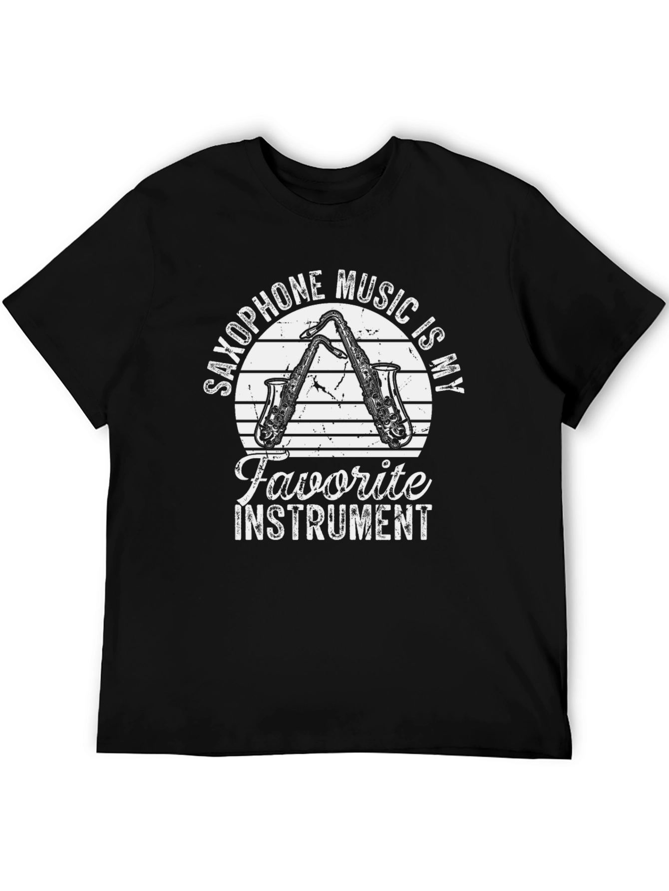 Saxophone Music Lover Graphic Tee - Instrument T-Shirt