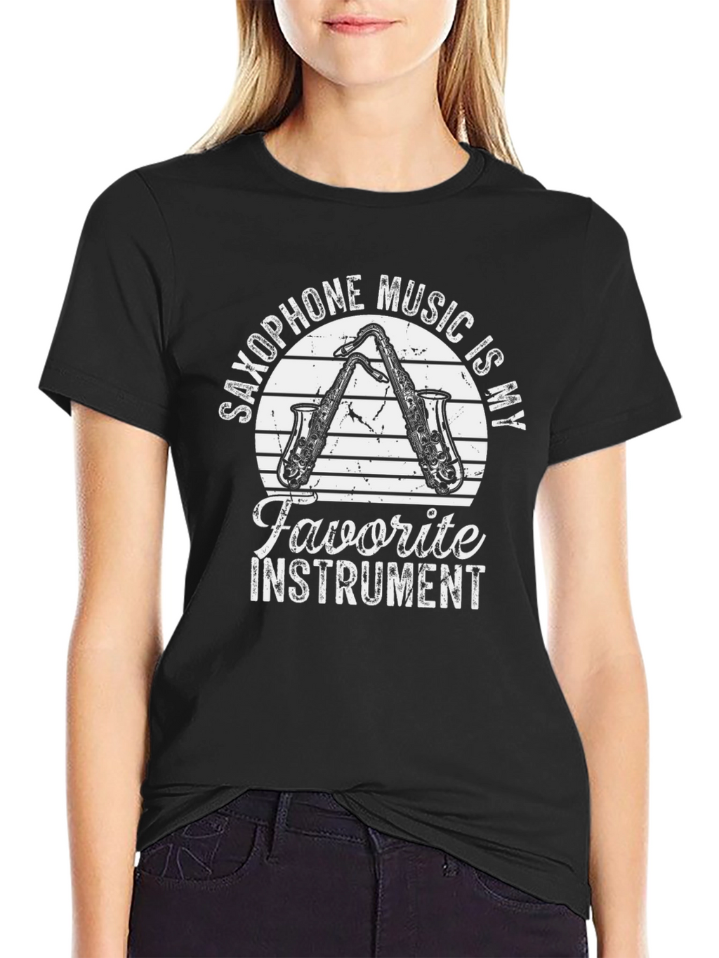 Saxophone Music Lover Graphic Tee - Instrument T-Shirt