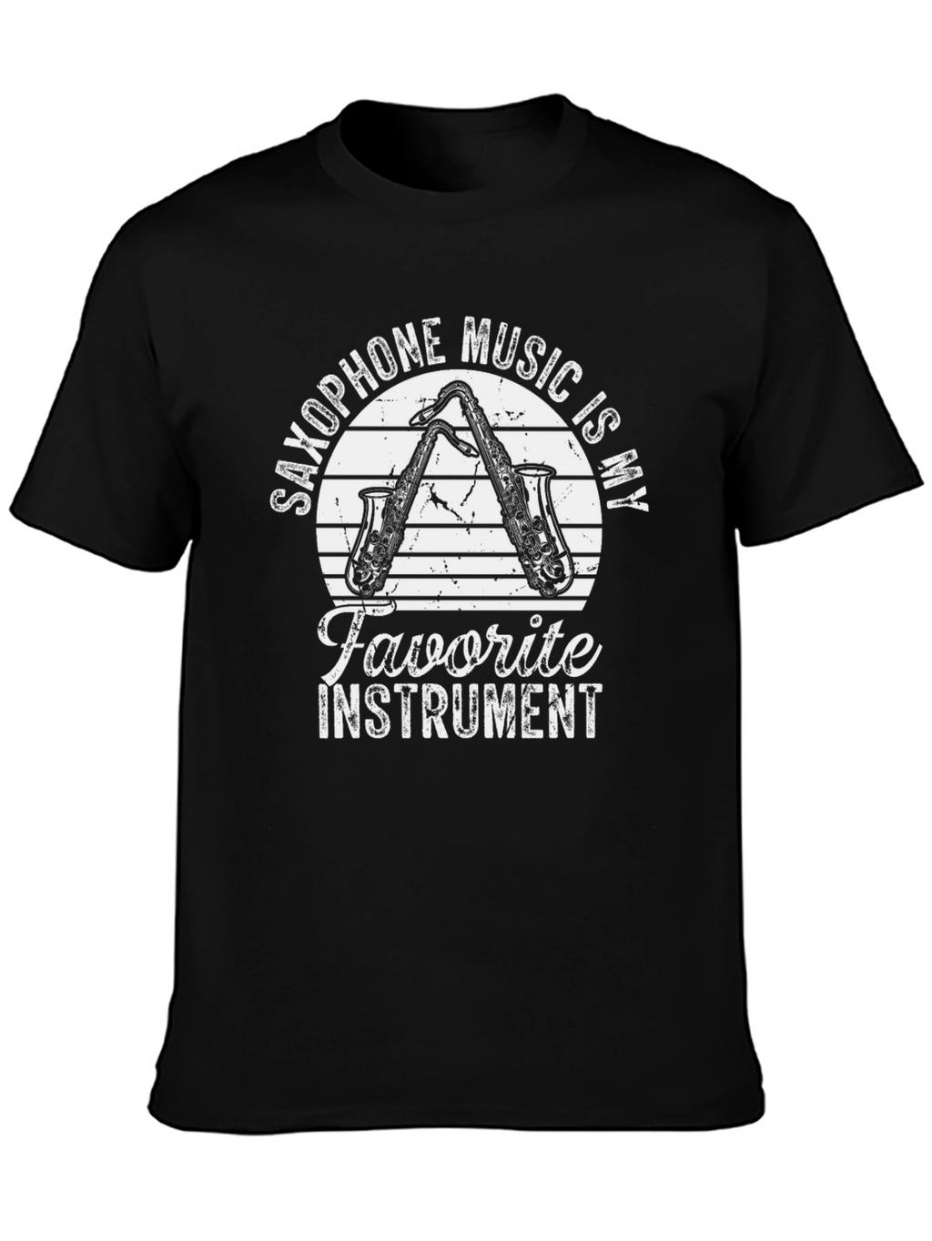 Saxophone Music Lover Graphic Tee - Instrument T-Shirt
