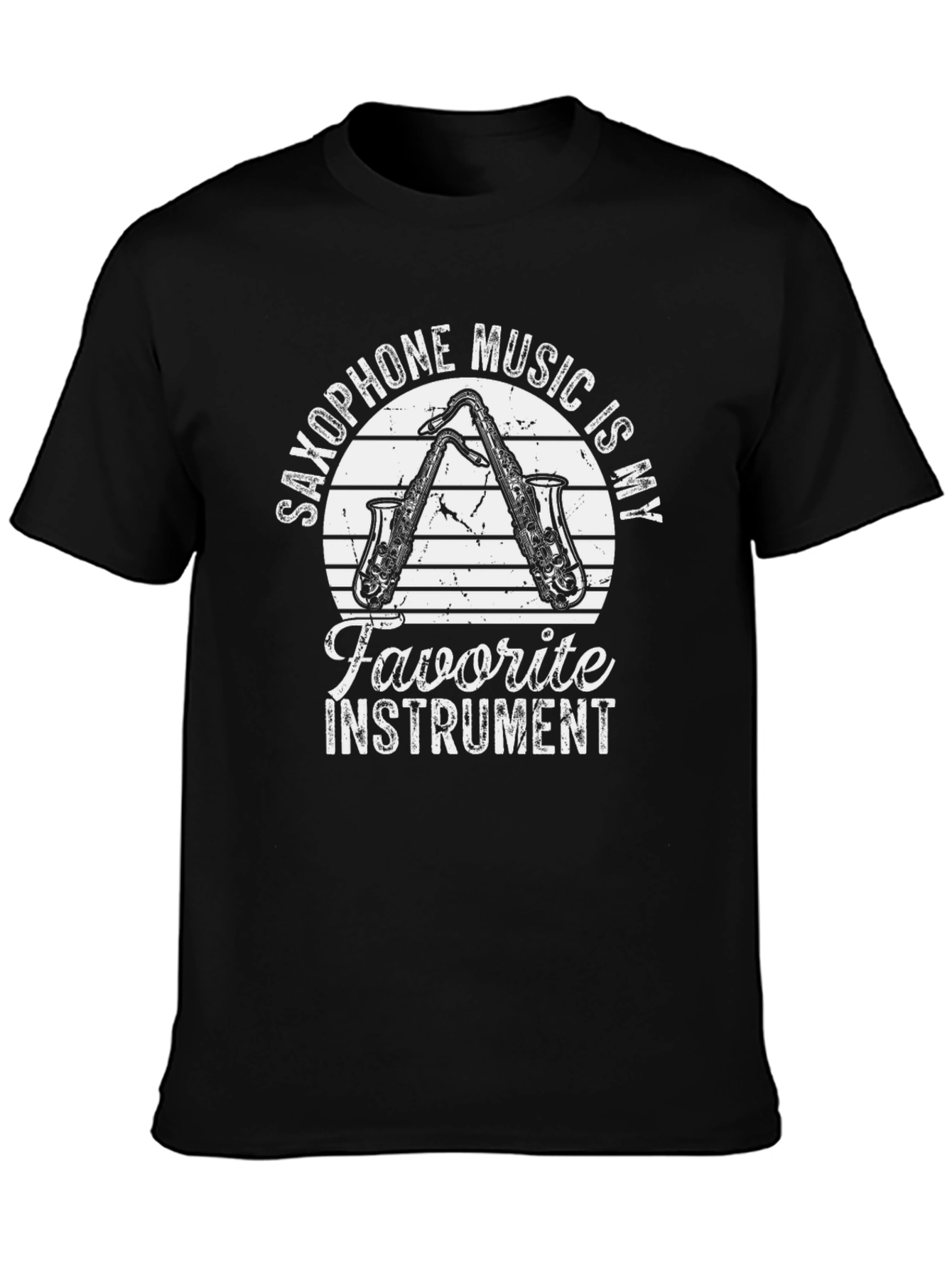 Saxophone Music Lover Graphic Tee - Instrument T-Shirt