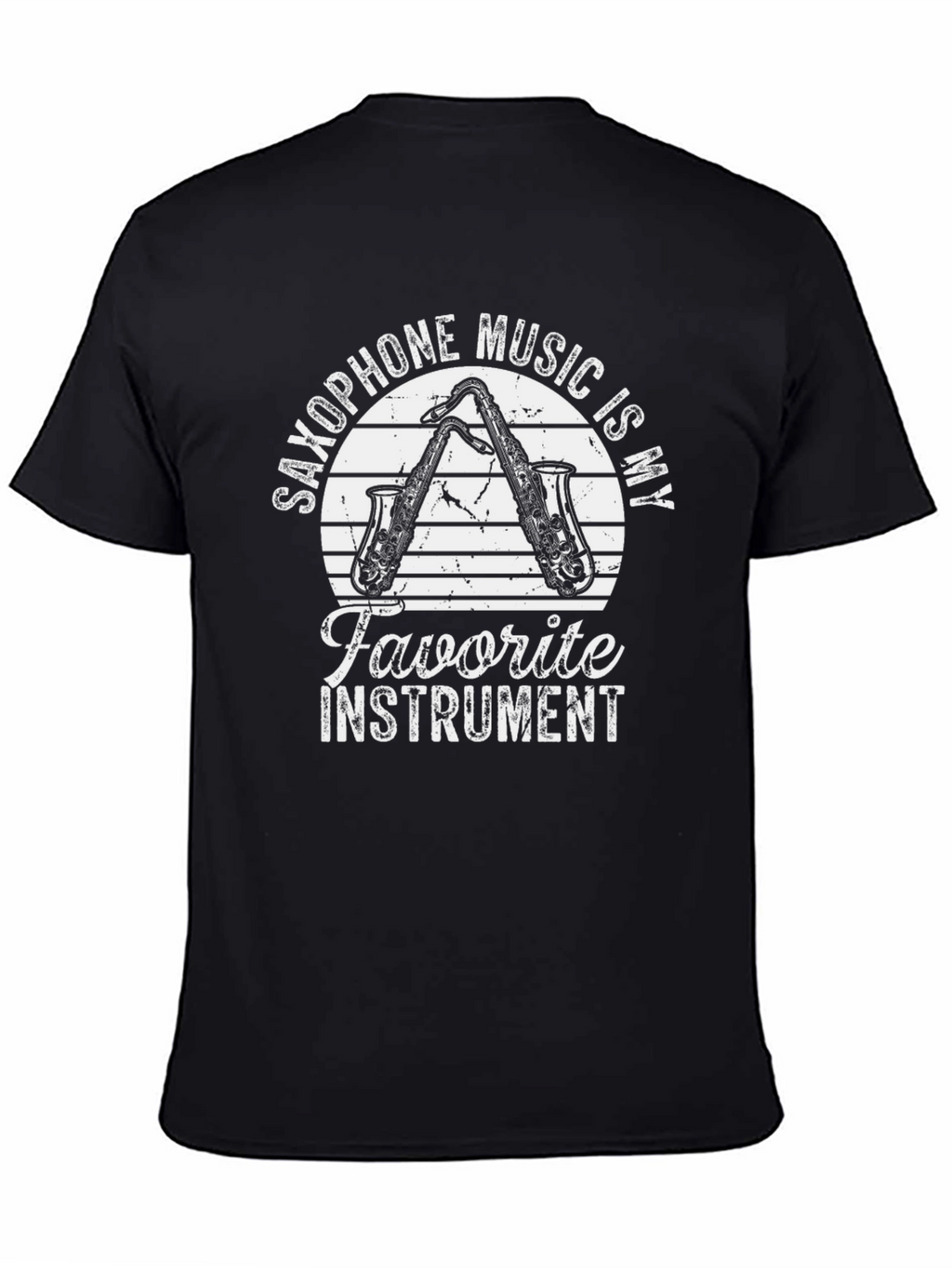 Saxophone Music Lover Graphic Tee - Instrument T-Shirt