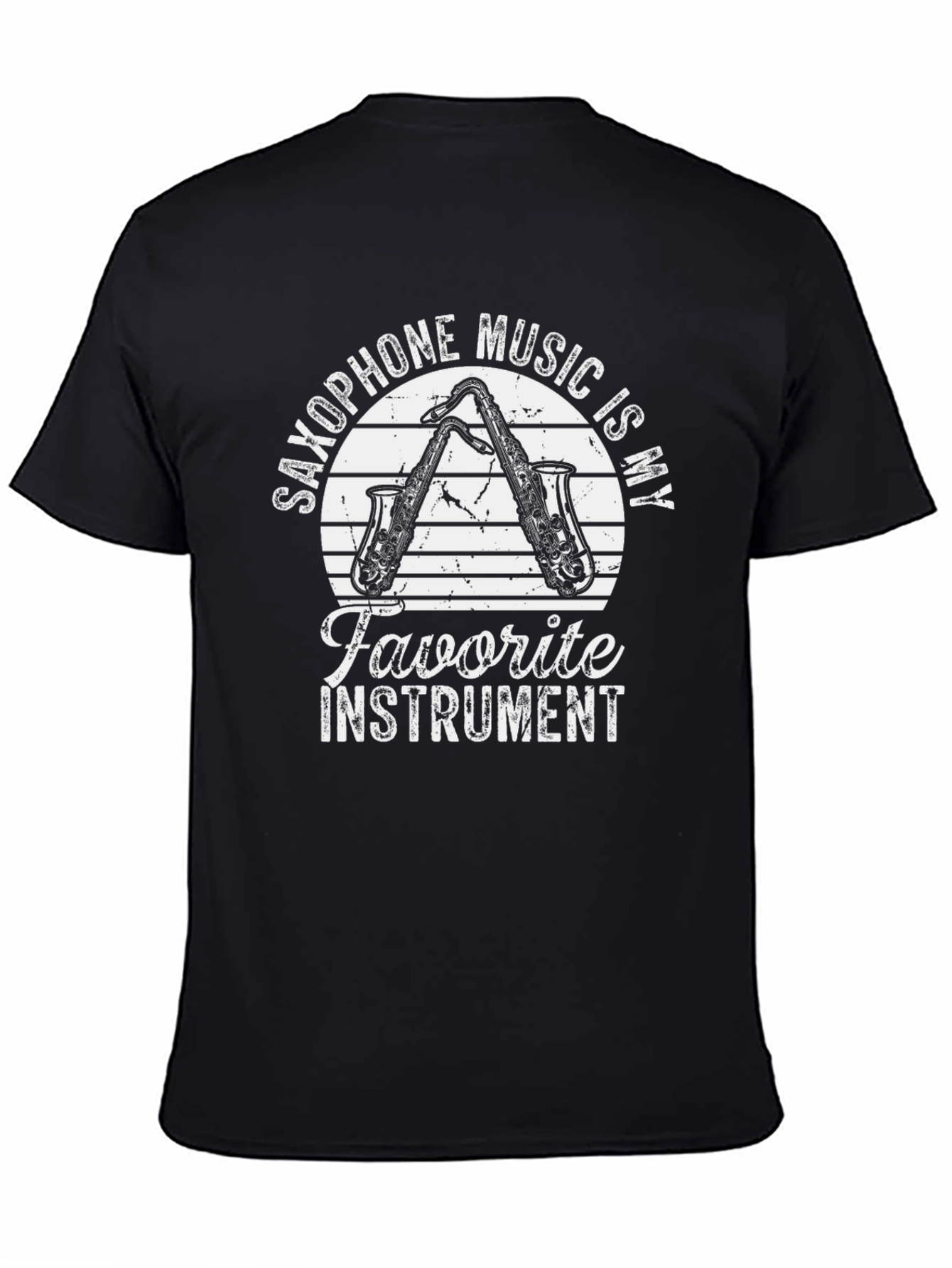 Saxophone Music Lover Graphic Tee - Instrument T-Shirt