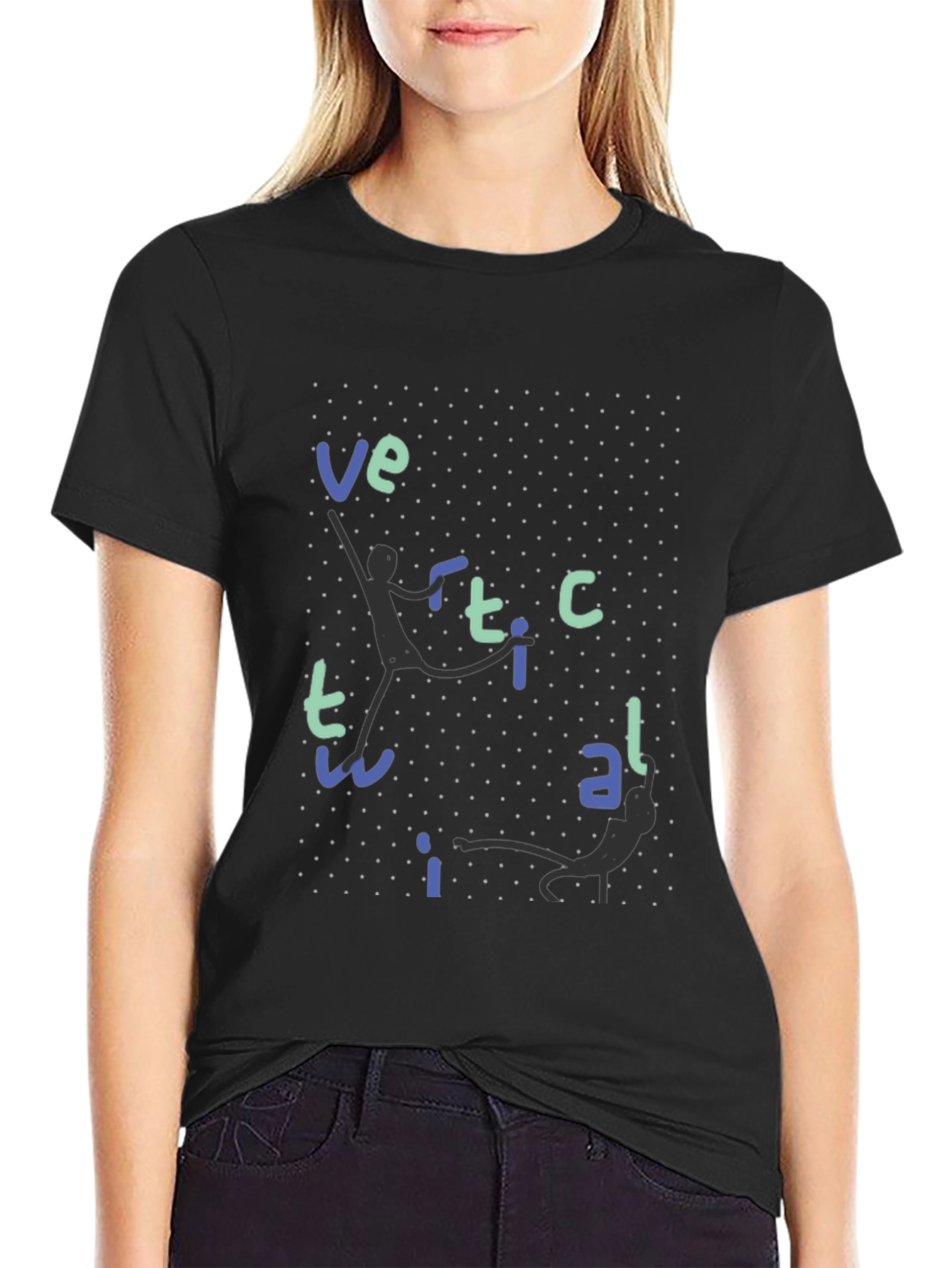 Vertical T-Shirt - Fun Graphic Tee