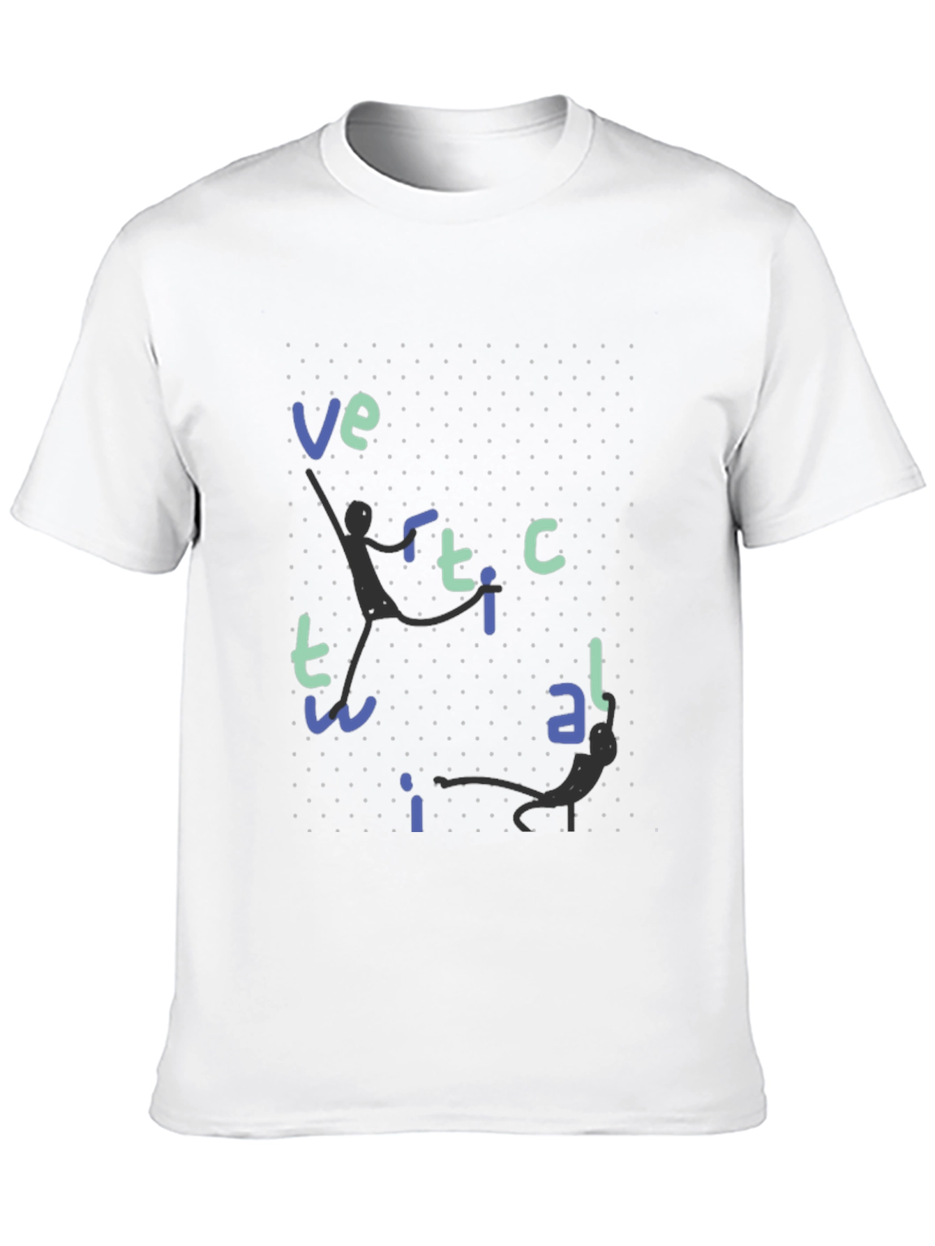 Vertical T-Shirt - Fun Graphic Tee