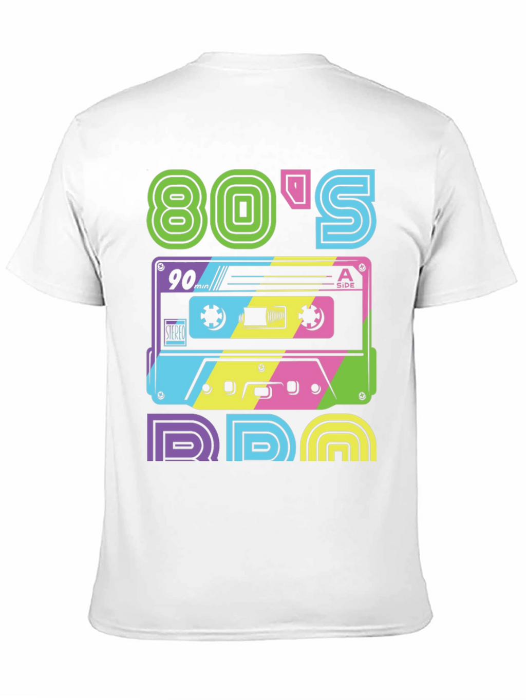 Retro 80s T-Shirt: Cassette Tape Design