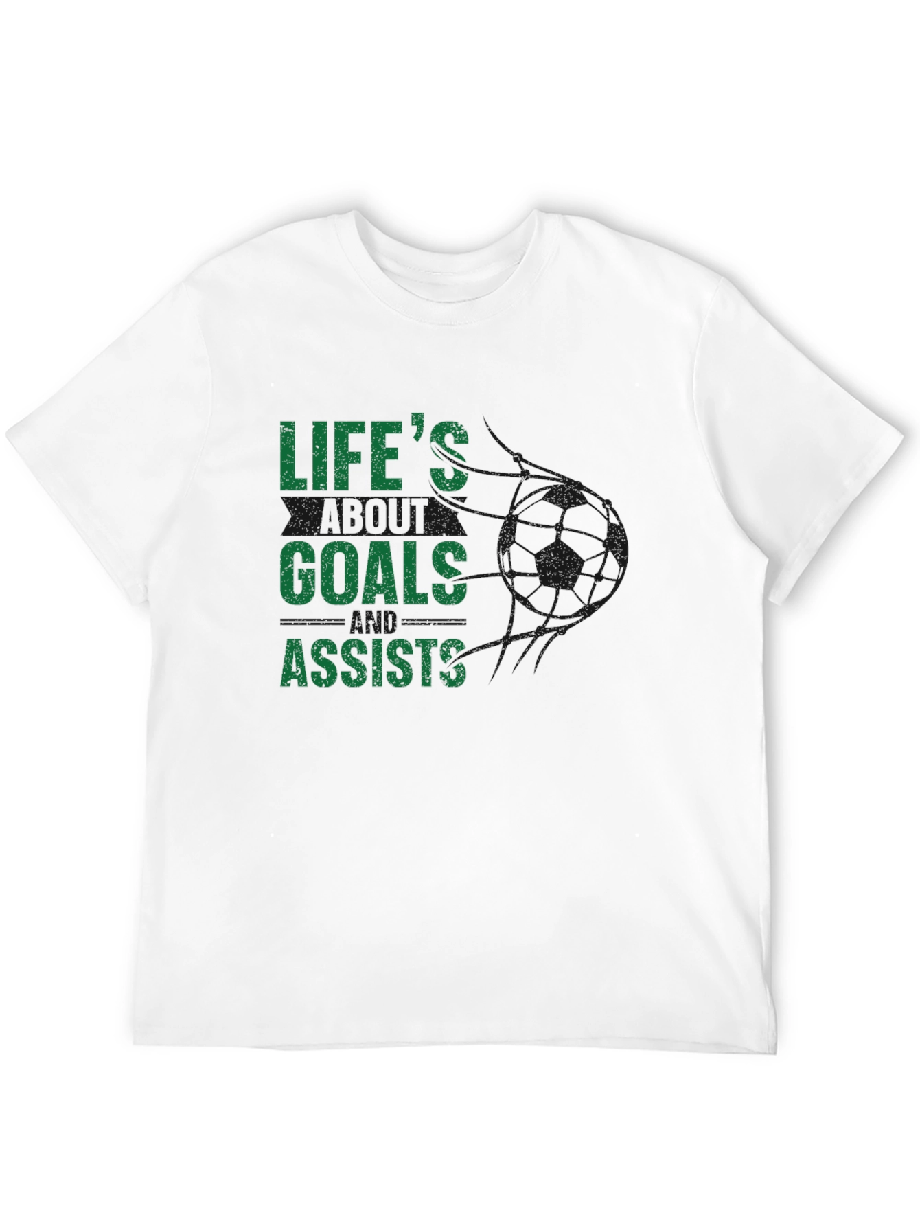 Lifes Goals and Assists Graphic T-Shirt