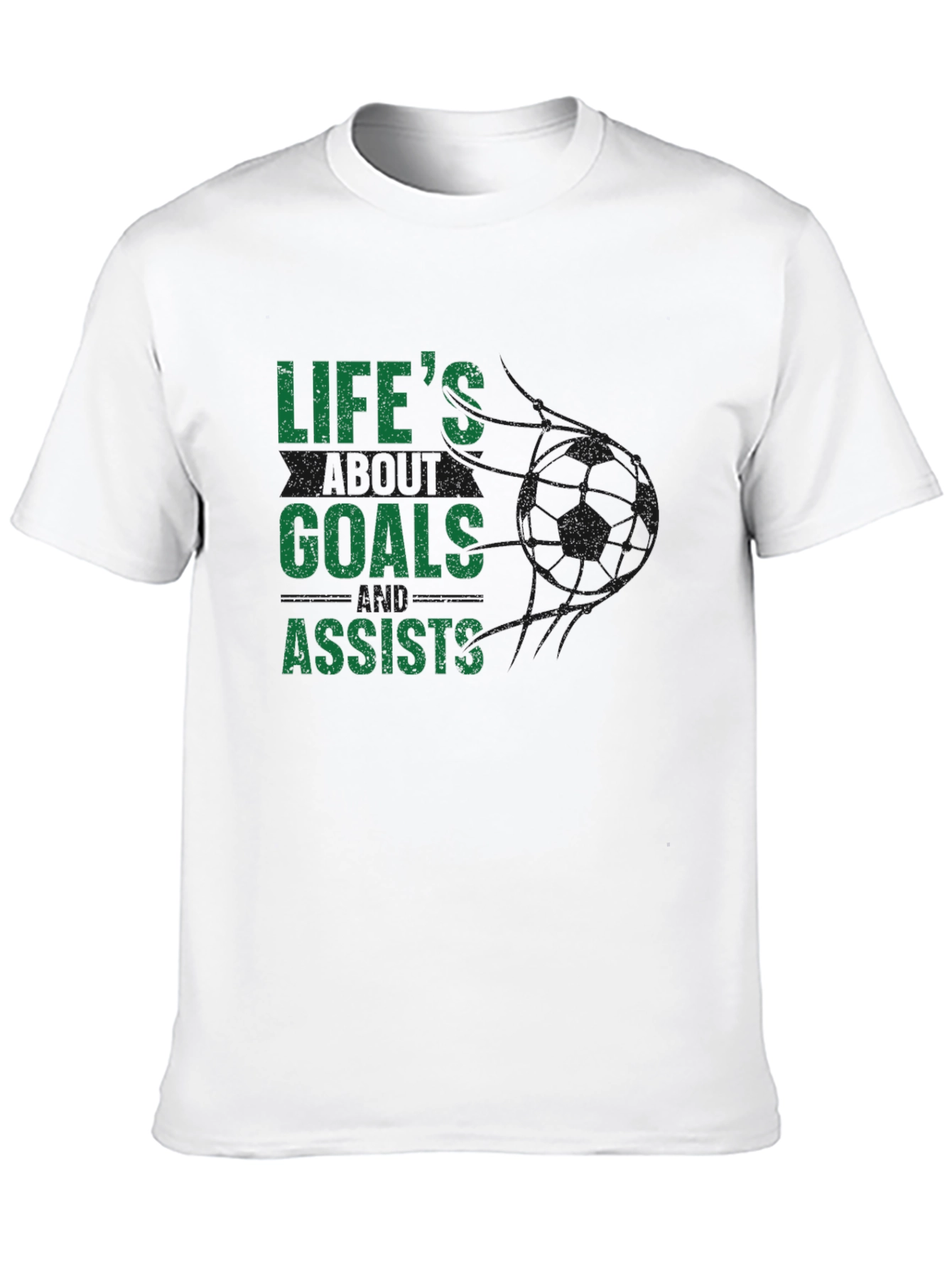 Lifes Goals and Assists Graphic T-Shirt