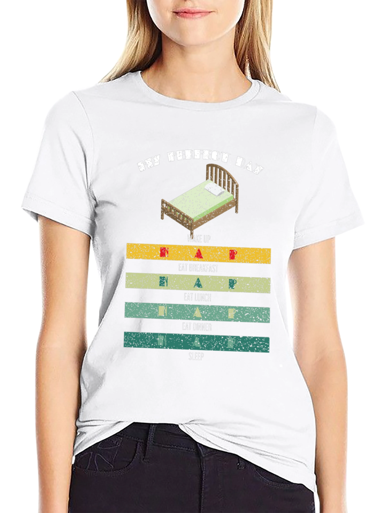 My Perfect Day T-Shirt: Sleep Eat Repeat!