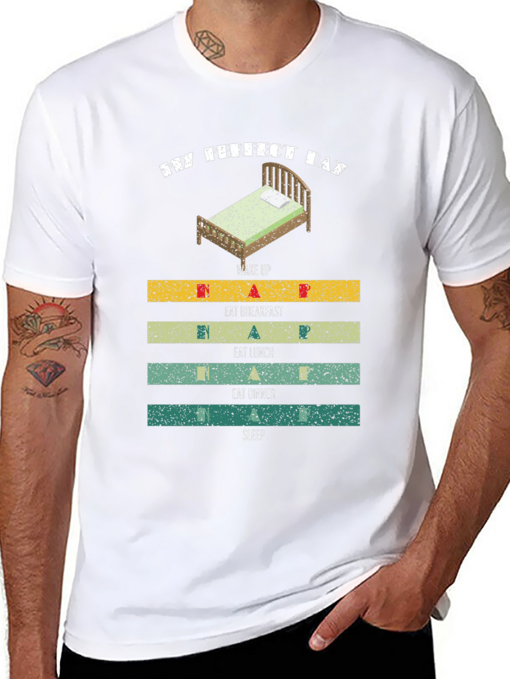 My Perfect Day T-Shirt: Sleep Eat Repeat!