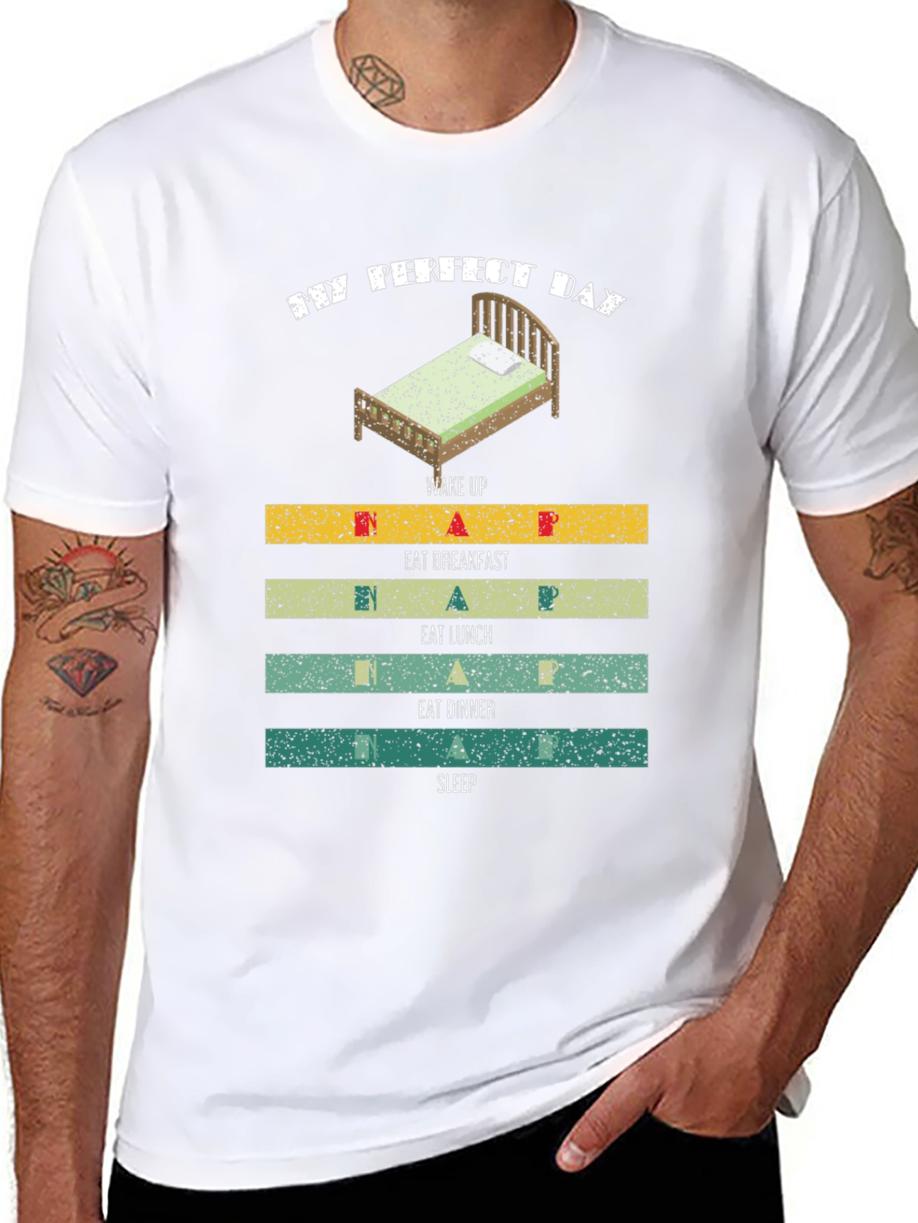 My Perfect Day T-Shirt: Sleep Eat Repeat!