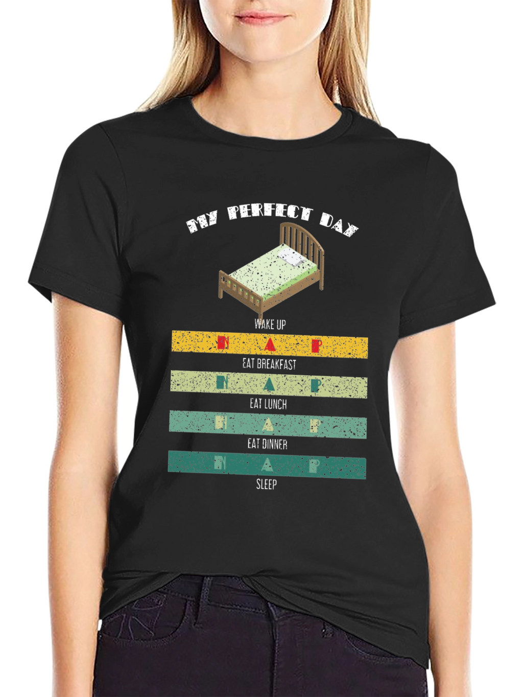 My Perfect Day T-Shirt: Sleep Eat Repeat!