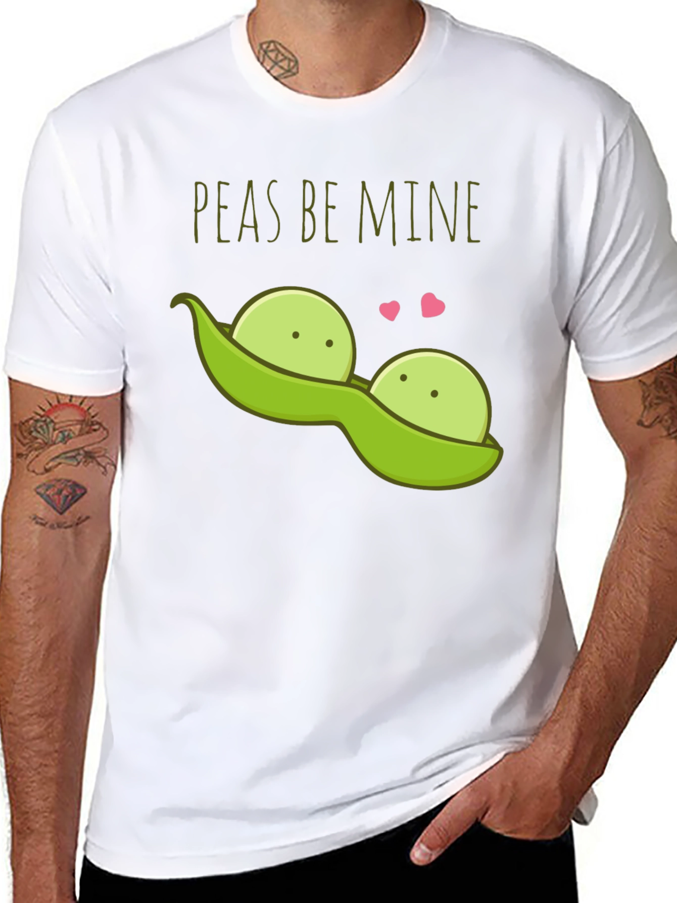 Peas Be Mine Valentines T-Shirt