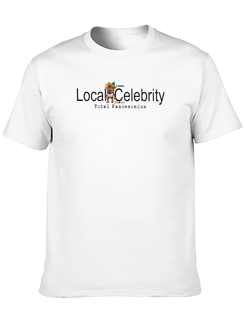 Local Celebrity Mens Black Graphic Tee