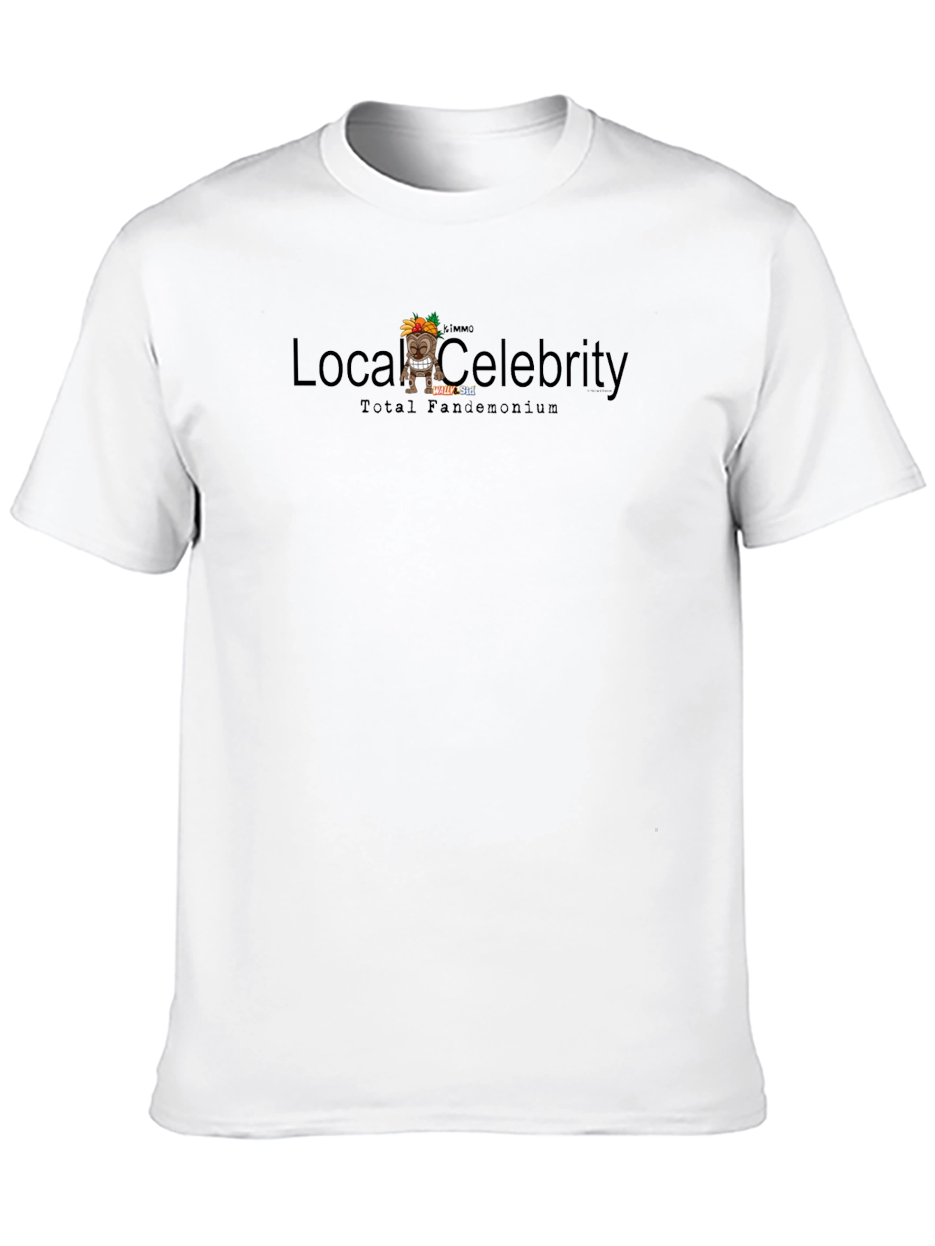 Local Celebrity Mens Black Graphic Tee