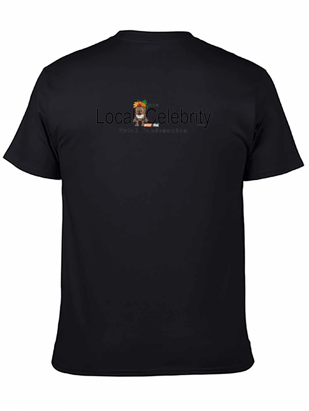 Local Celebrity Mens Black Graphic Tee