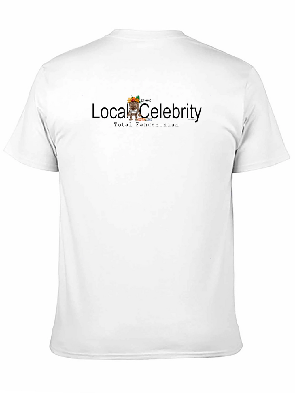 Local Celebrity Mens Black Graphic Tee