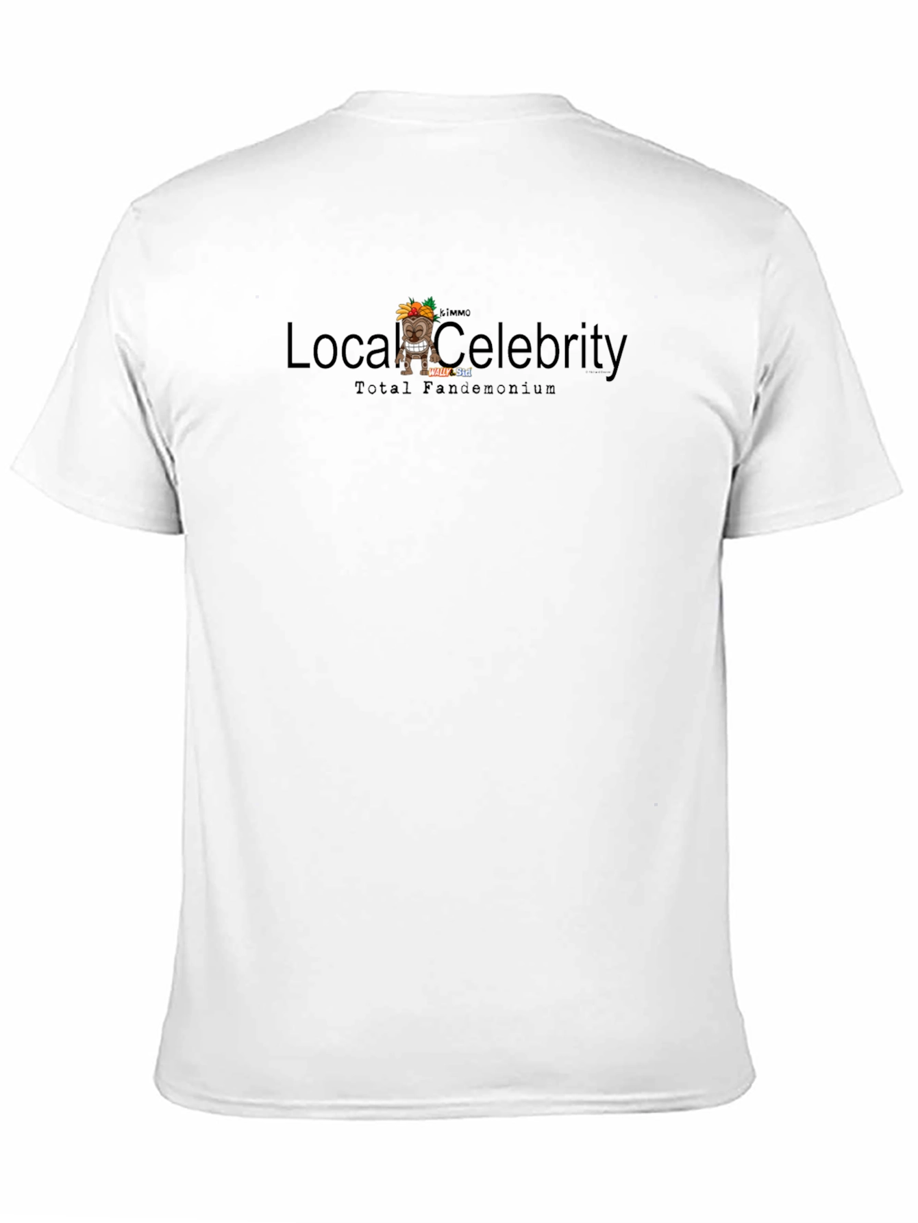 Local Celebrity Mens Black Graphic Tee
