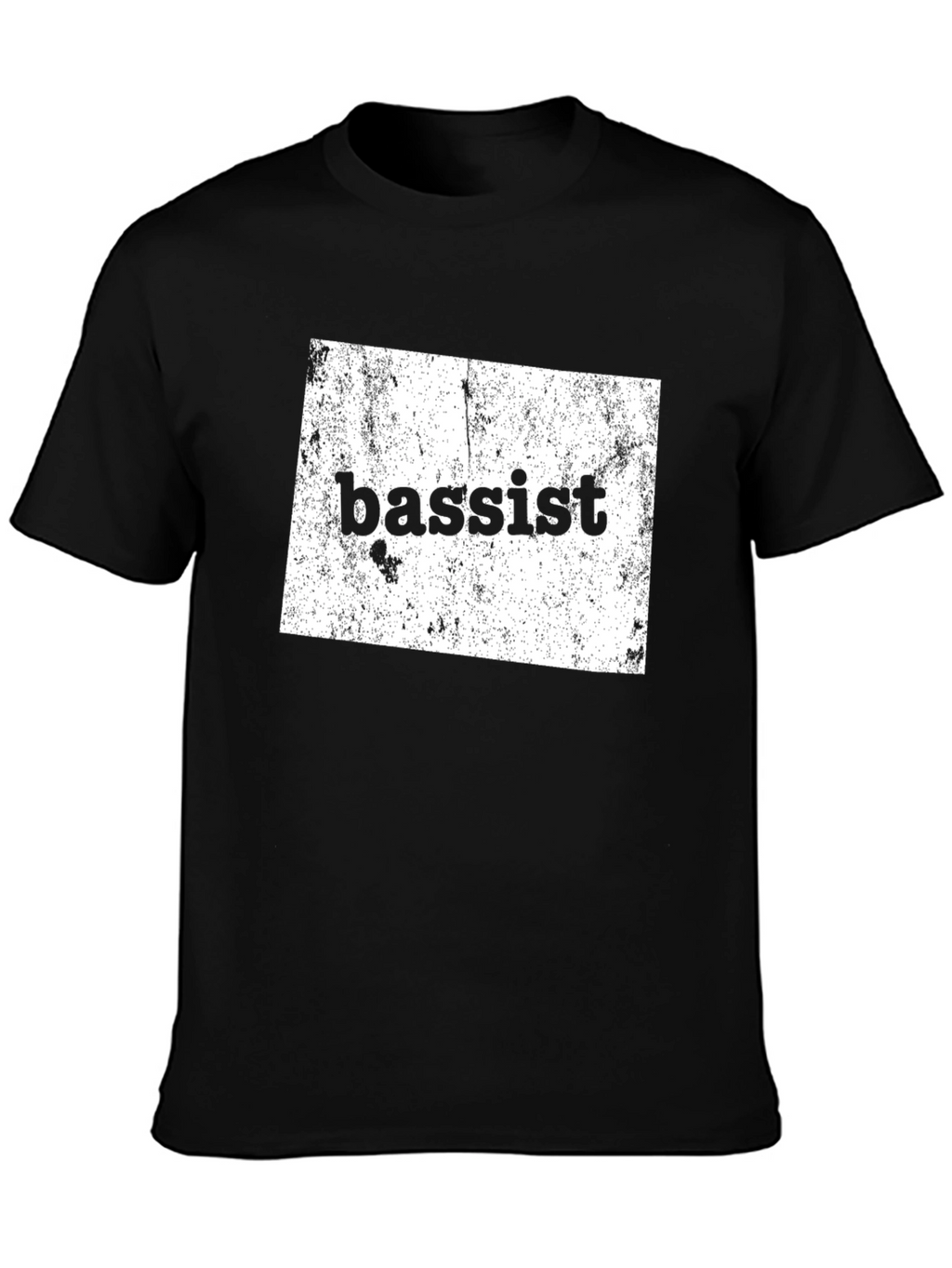 Bassist T-Shirt - Black Graphic Tee for Musicians