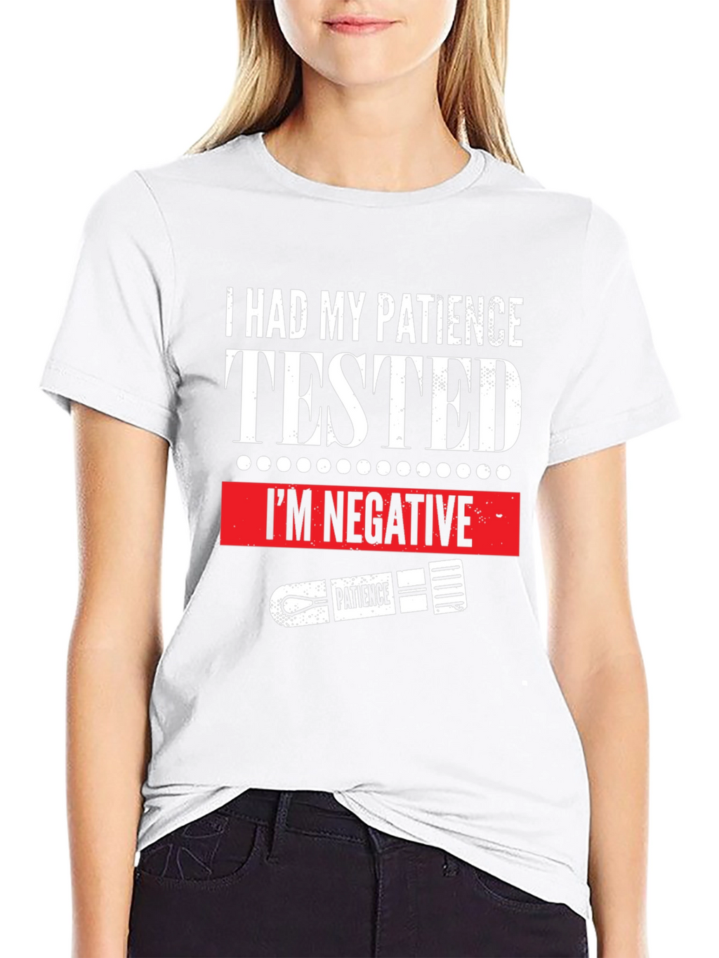 I Had My Patience Tested Funny Graphic T-Shirt