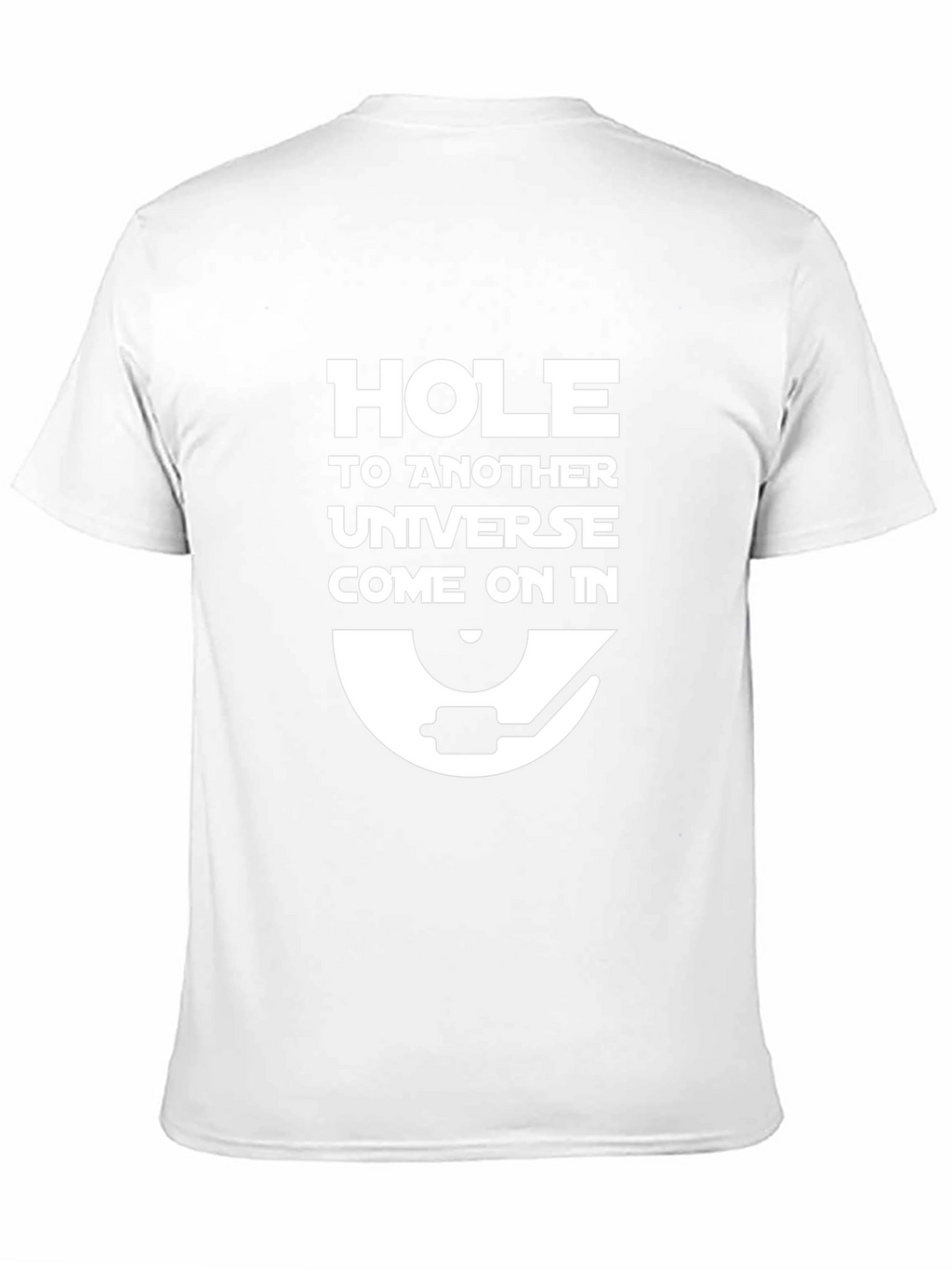 Hole to Another Universe Black Graphic Tee