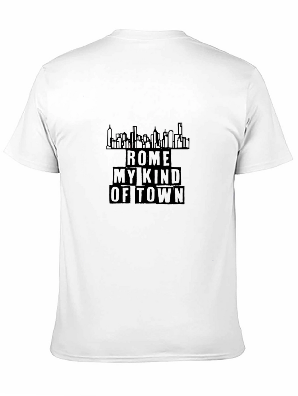 Rome My Kind of Town Black T-Shirt