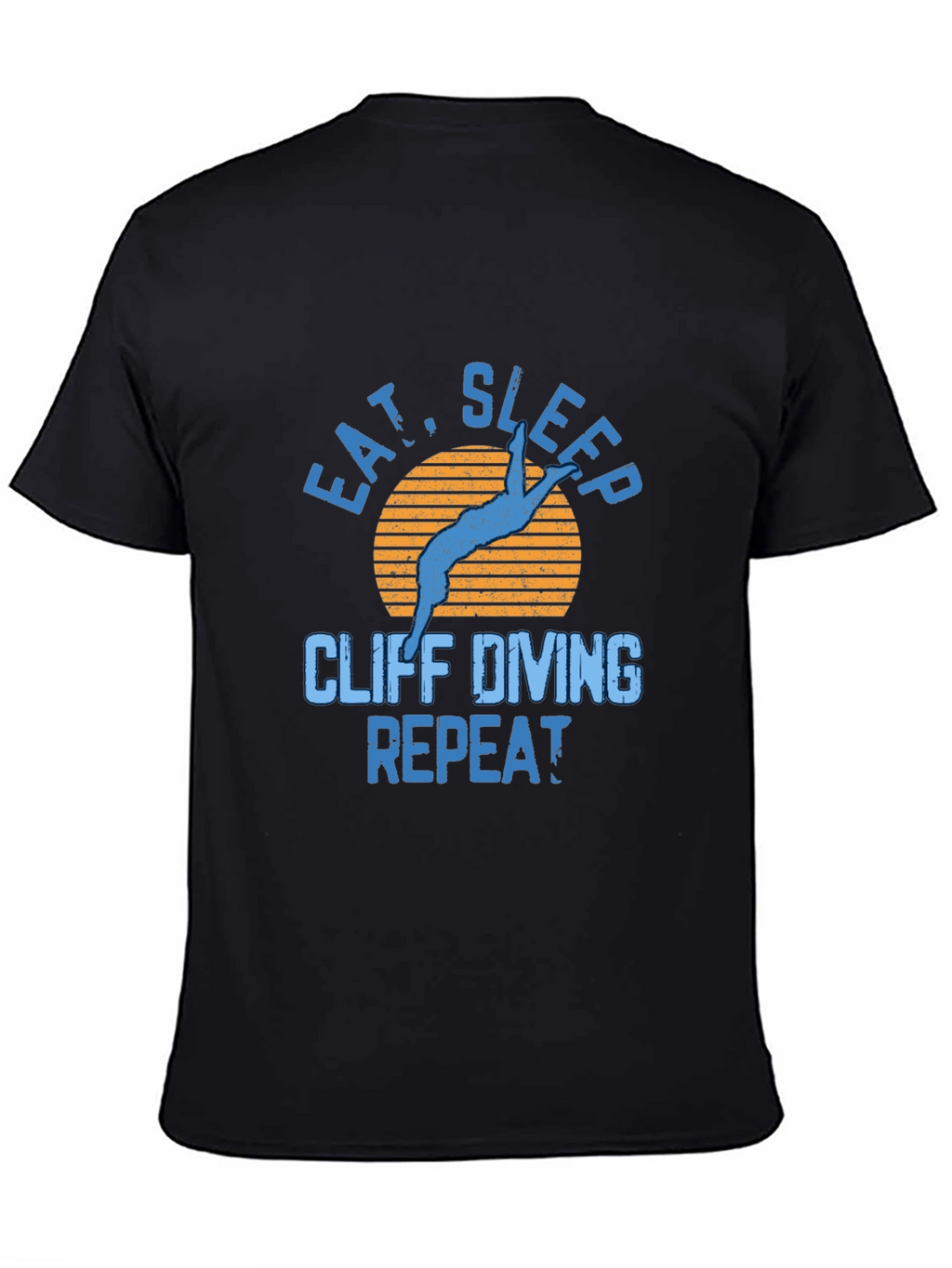 Cliff Diving T-Shirt - Eat Sleep Repeat