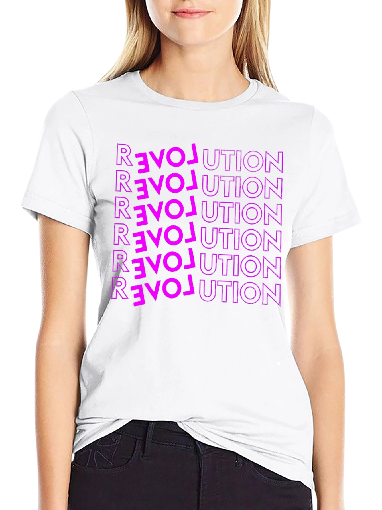 Love Revolution Graphic Tee - Bold Statement Shirt