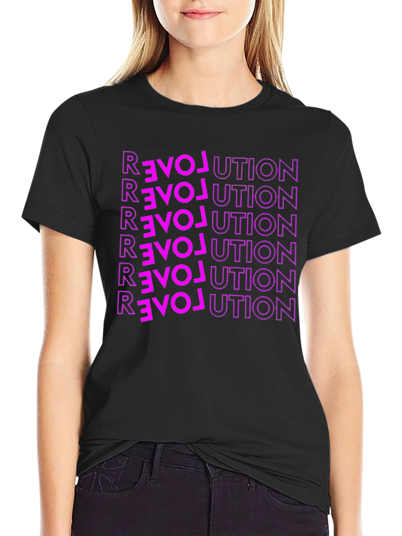 Love Revolution Graphic Tee - Bold Statement Shirt