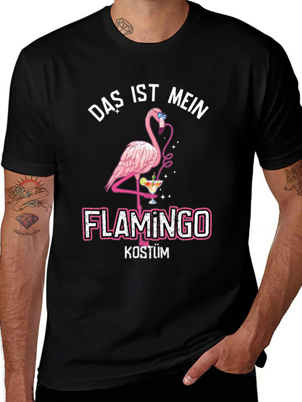 Das Ist Mein Flamingo Kostüm T-Shirt