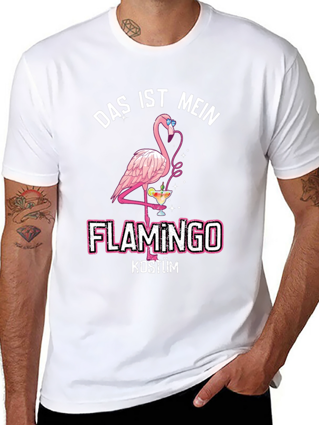 Das Ist Mein Flamingo Kostüm T-Shirt