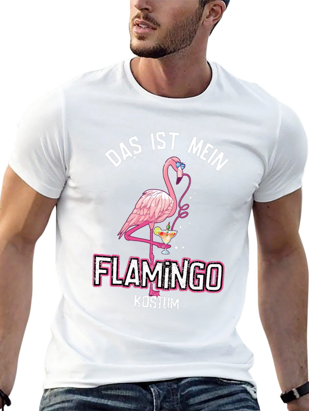 Das Ist Mein Flamingo Kostüm T-Shirt