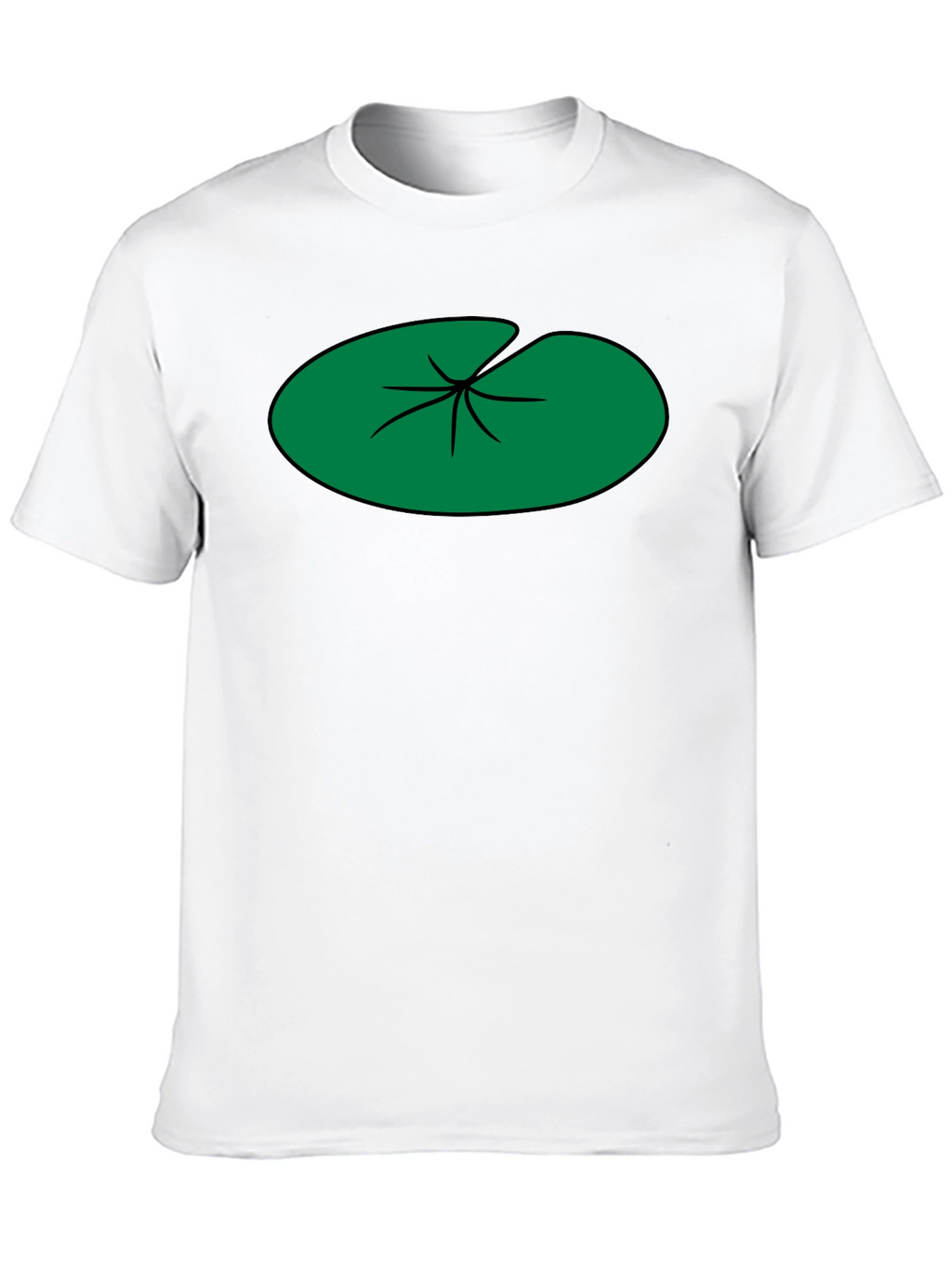 Lily Pad Graphic Black T-Shirt