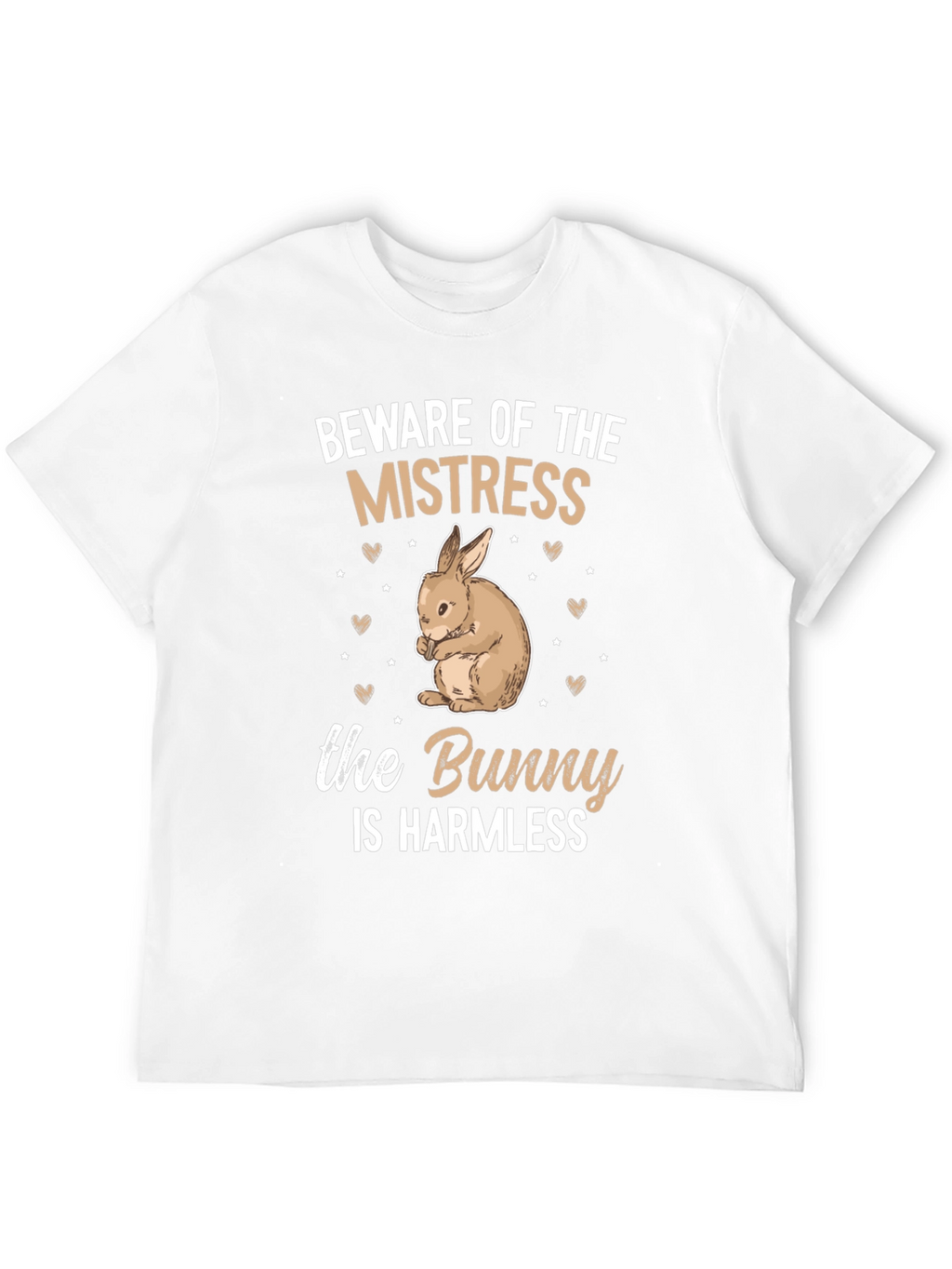 Beware Mistress Bunny Harmless Graphic T-Shirt